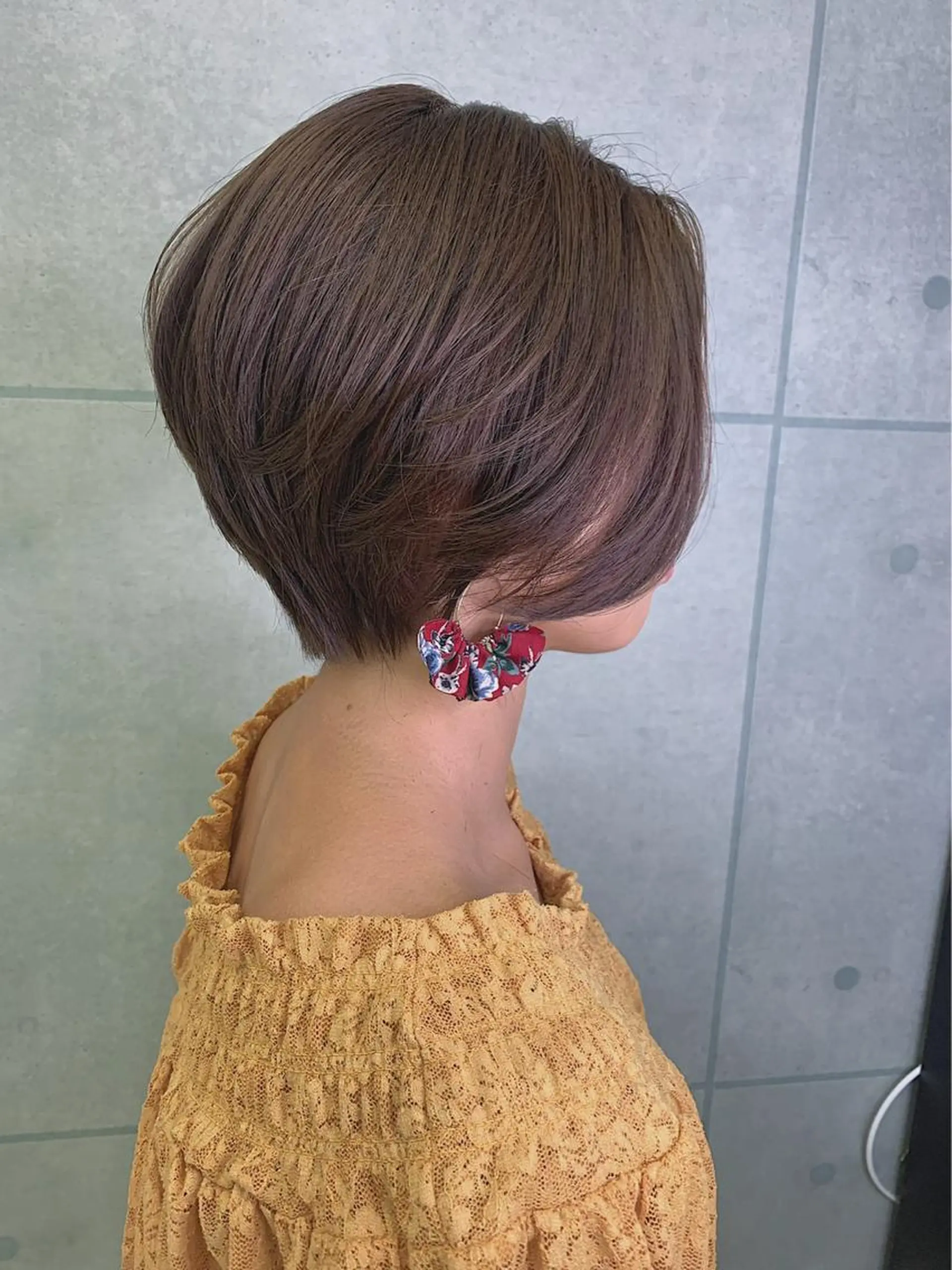 ショート カラー アッシュ ラベンダーカラー ラベンダーアッシュ ショートヘア ミディアム/ボブ 六本木/佐藤ゆり🎀のヘアスタイル