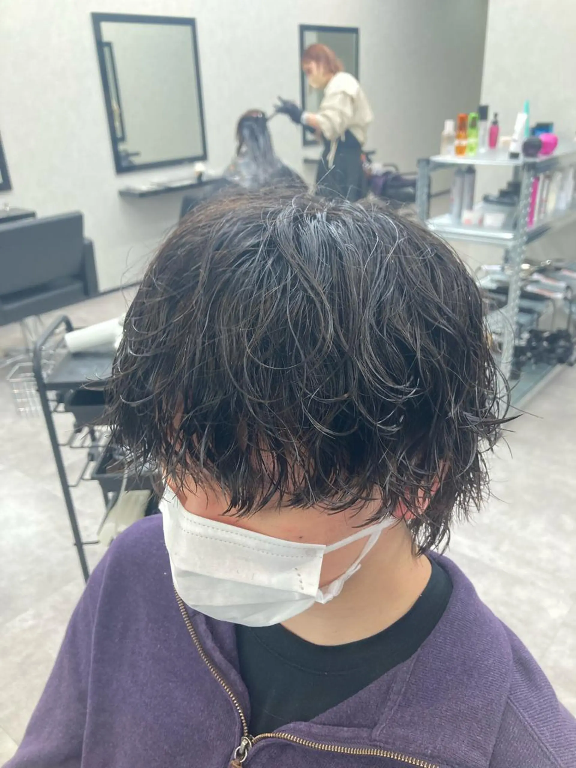パーマ メンズ カット パーマ 鈴木 翔偉のヘアスタイル
