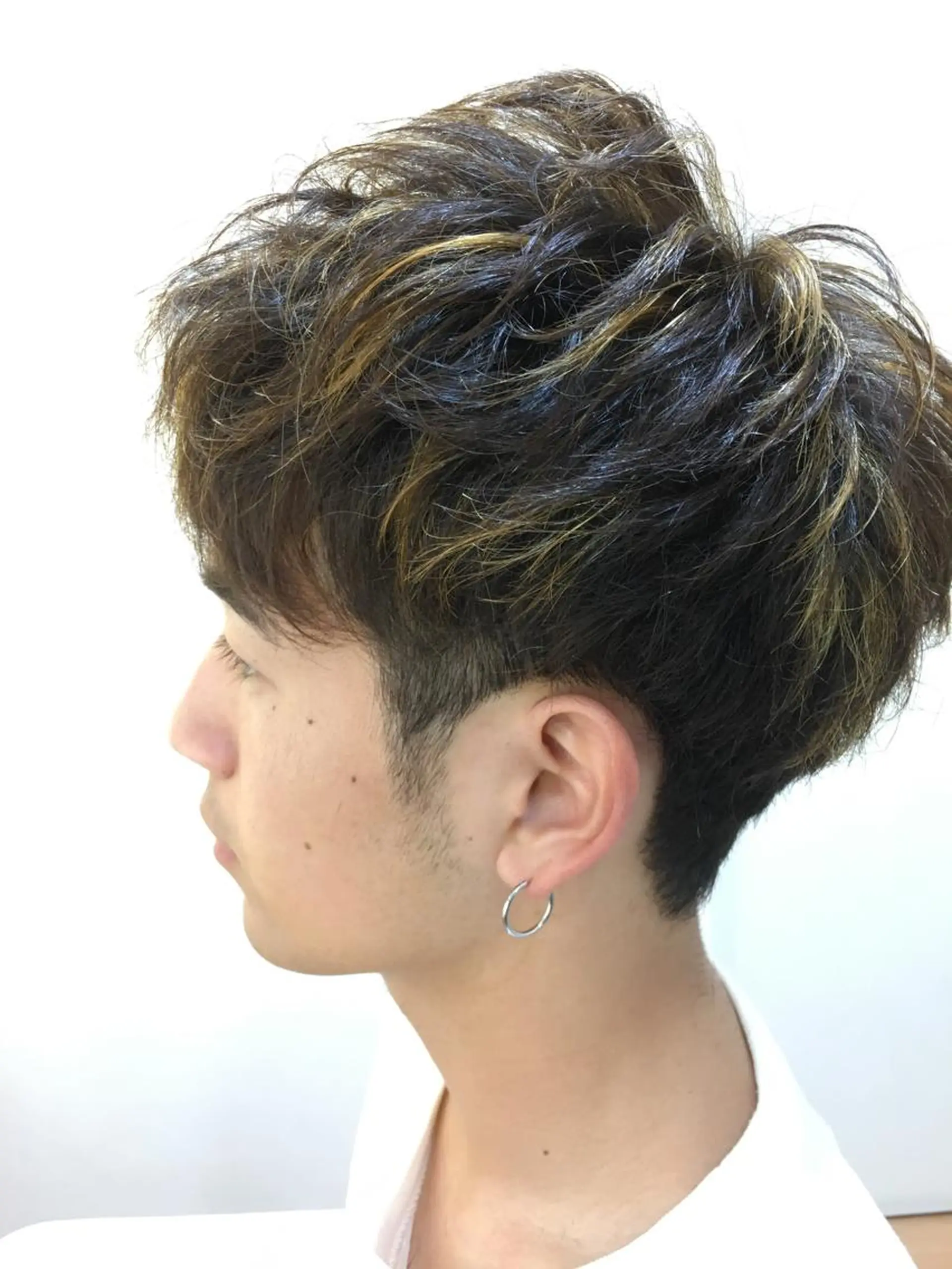 ショート カラー メンズ メンズカット 三村洸斗のヘアスタイル