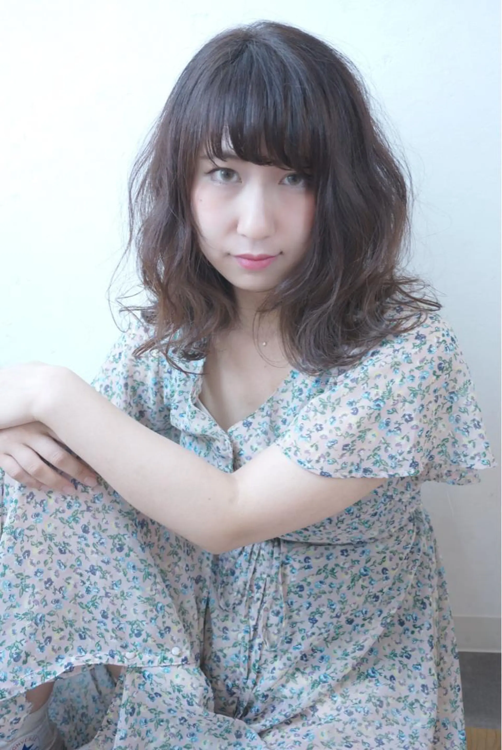 ミディアム カラー sharesalon セキケイタのヘアスタイル