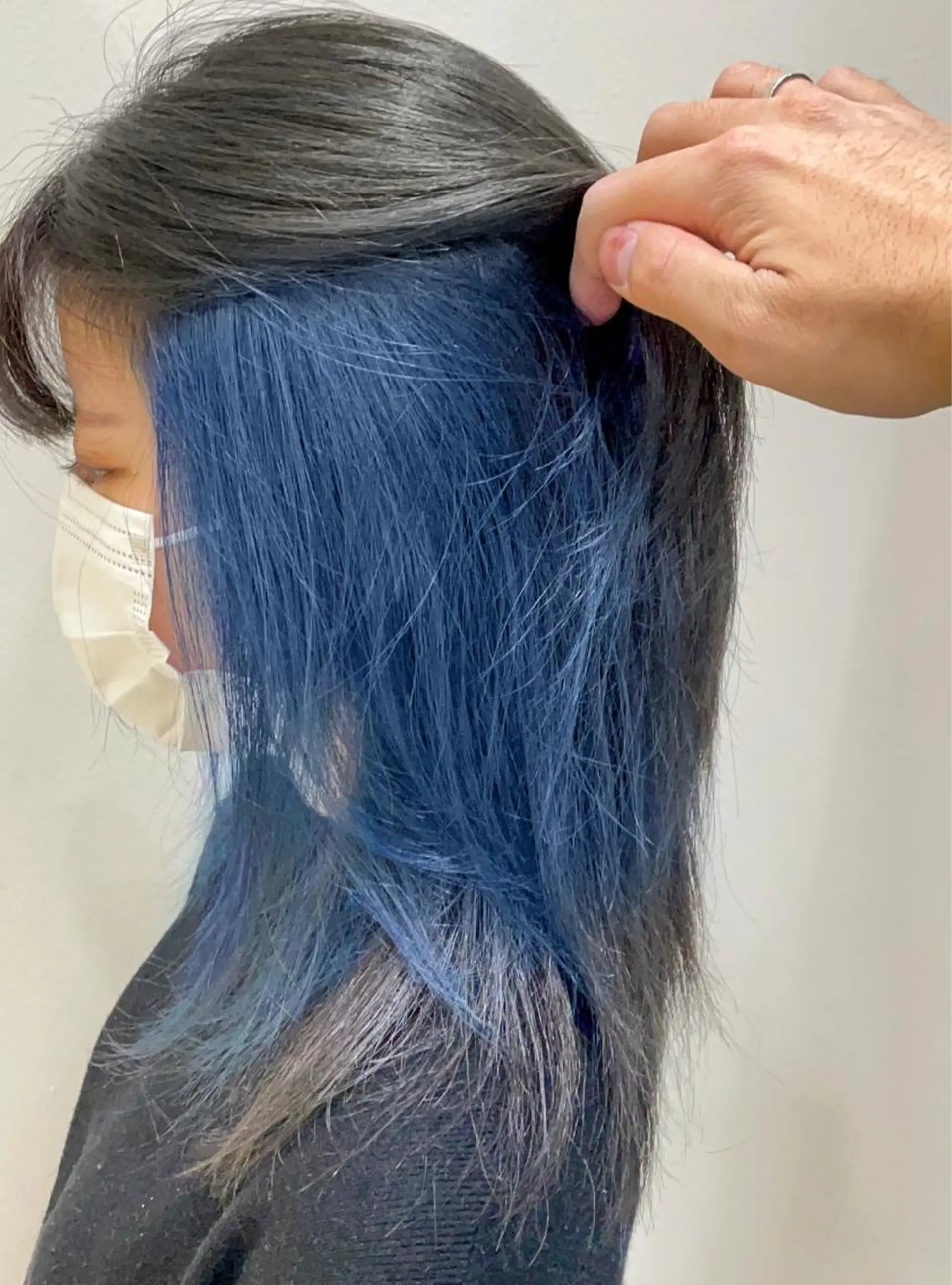 ミディアム カラー ヘアカラー トリートメント 縮毛矯正/髪質改善 /韓国風　山川春輝のヘアスタイル