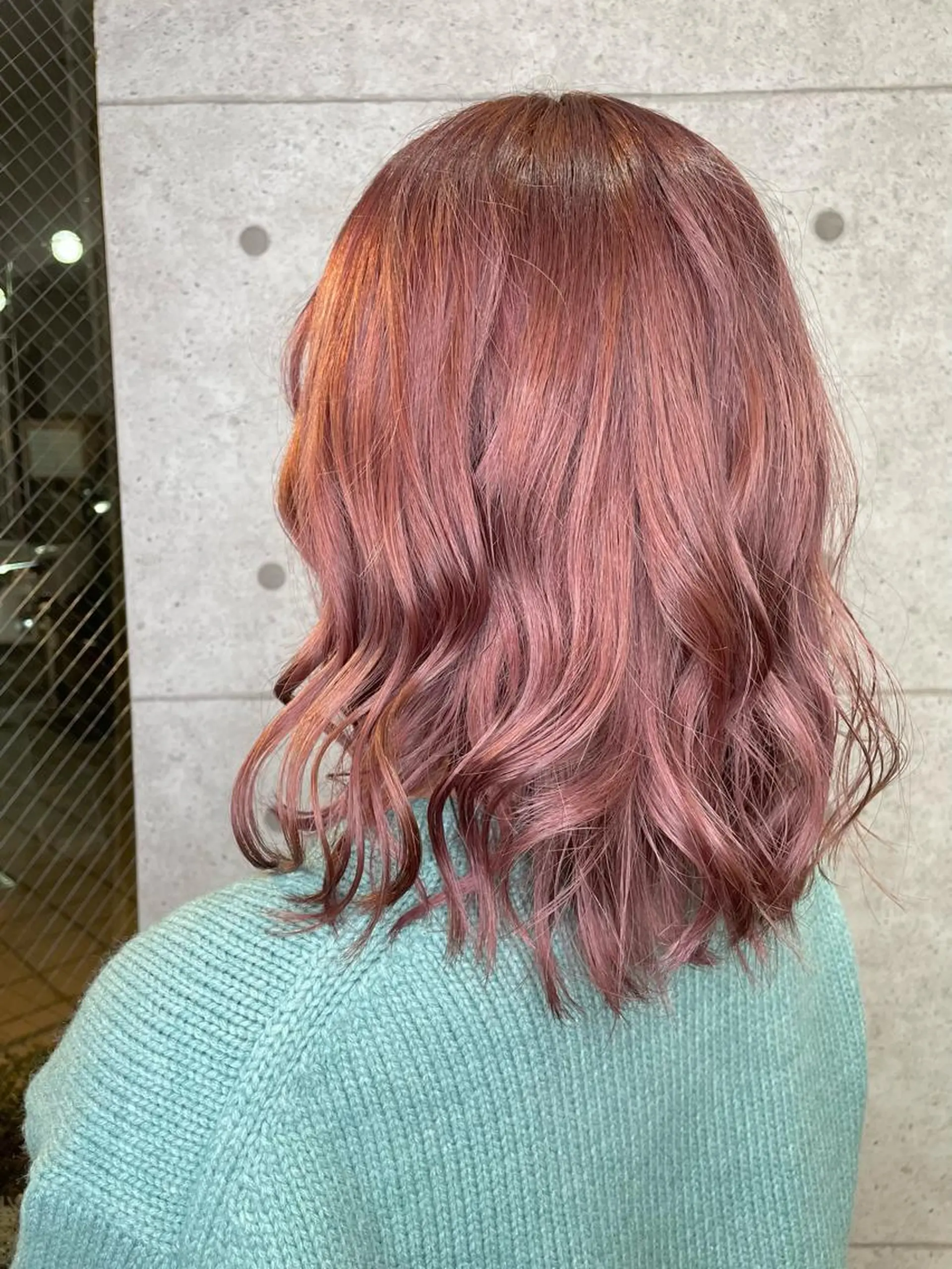 ミディアム カラー ピンクカラー sato ayaka |透明感カラー🫧のヘアスタイル