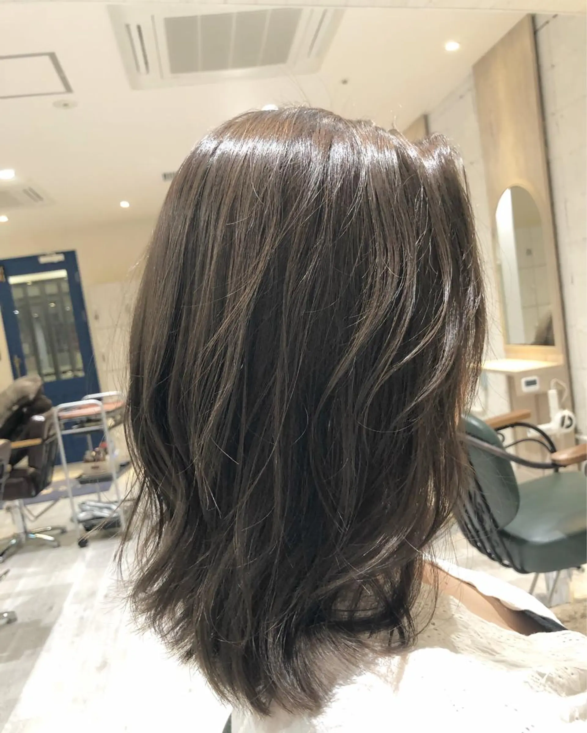 ミディアム カラー ヘアカラー 松田 和樹のヘアスタイル