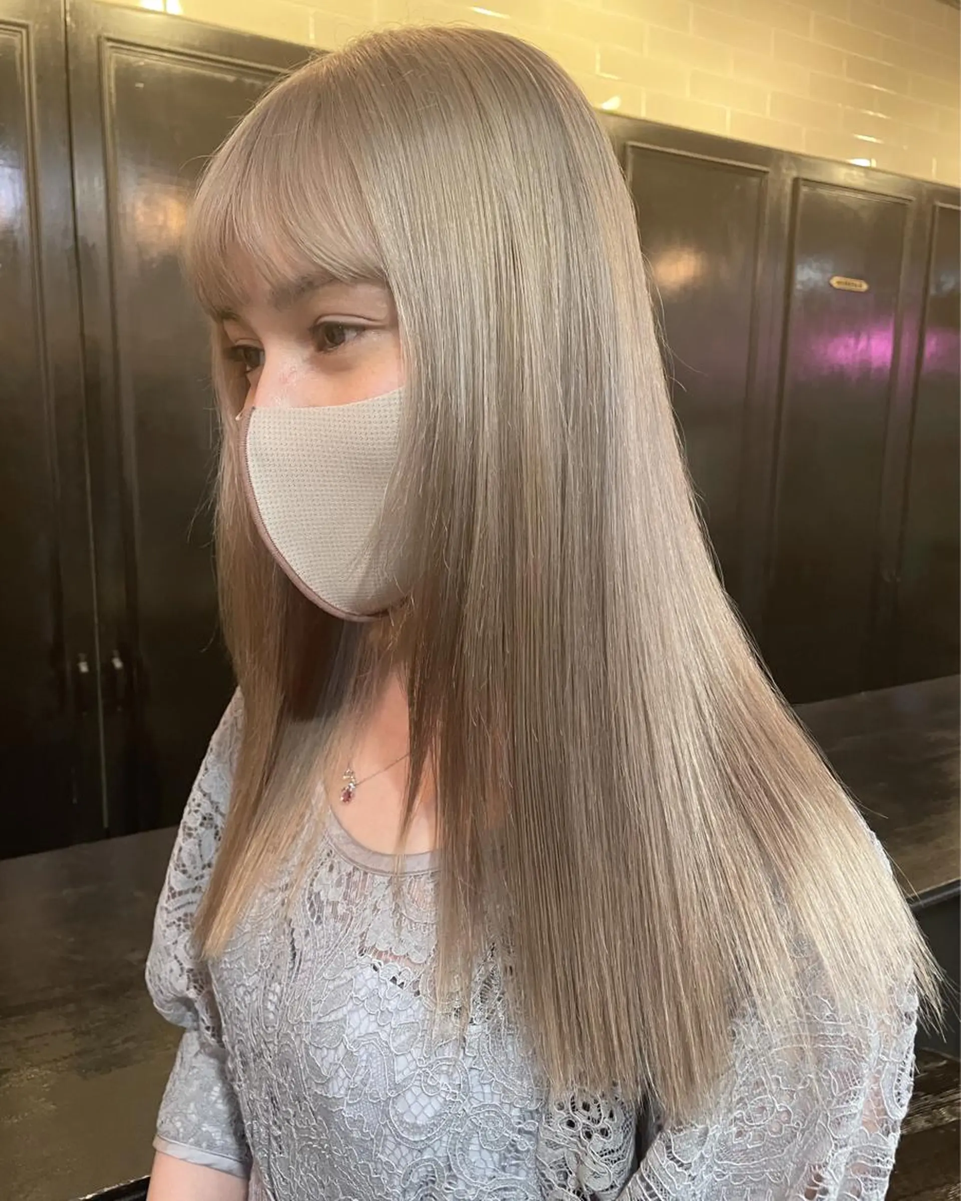 セミロング カラー 極上の艶髪 RINAのヘアスタイル
