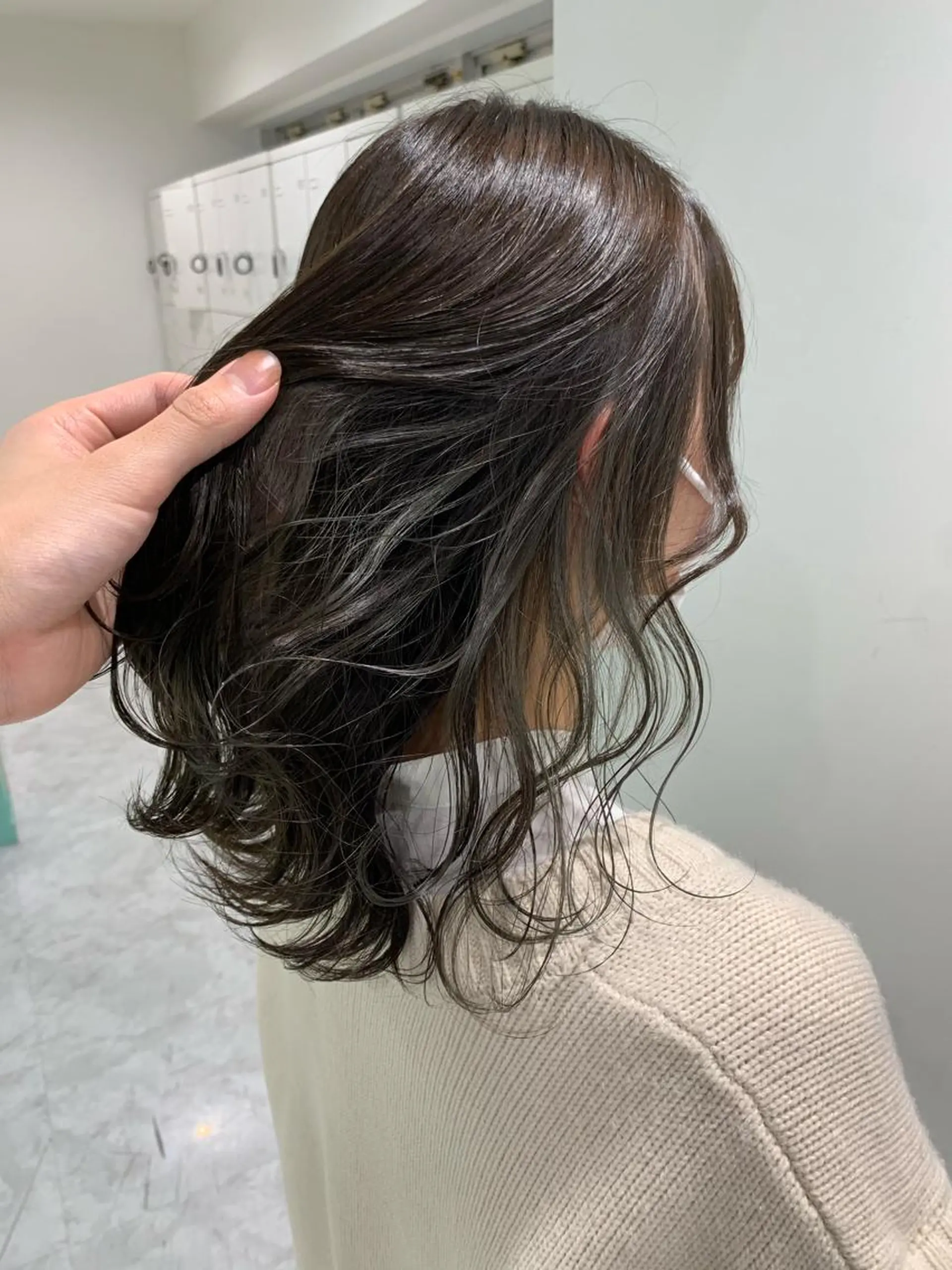 セミロング ヘアカラー 🪞透明感カラー🫧 縮毛矯正🥇かずきのヘアスタイル
