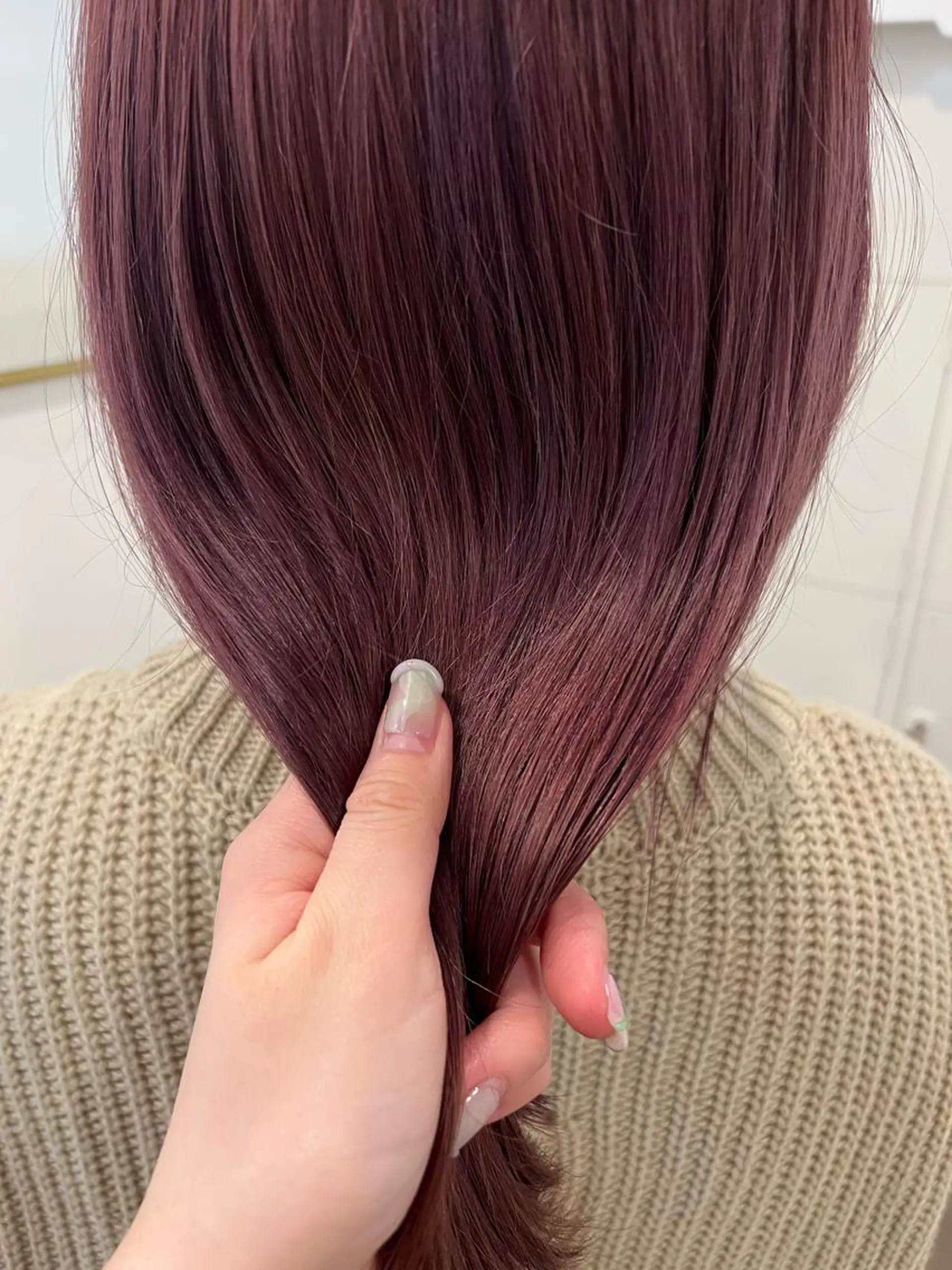 ロング カラー ピンクカラー パープルカラー ヘアカラー 透明感カラー、 アレンジ/miyuのヘアスタイル