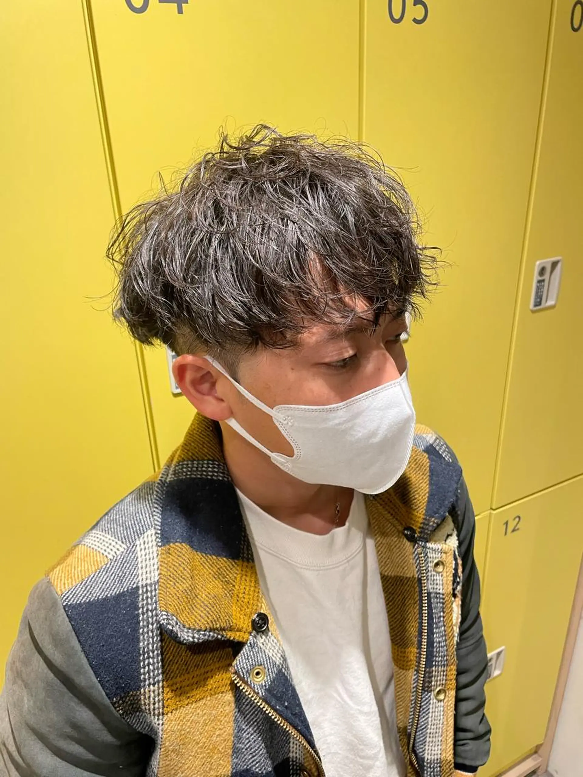 パーマ メンズ メンズパーマ スパイラルパーマ 渋谷/フェード/ 國分 翔のヘアスタイル