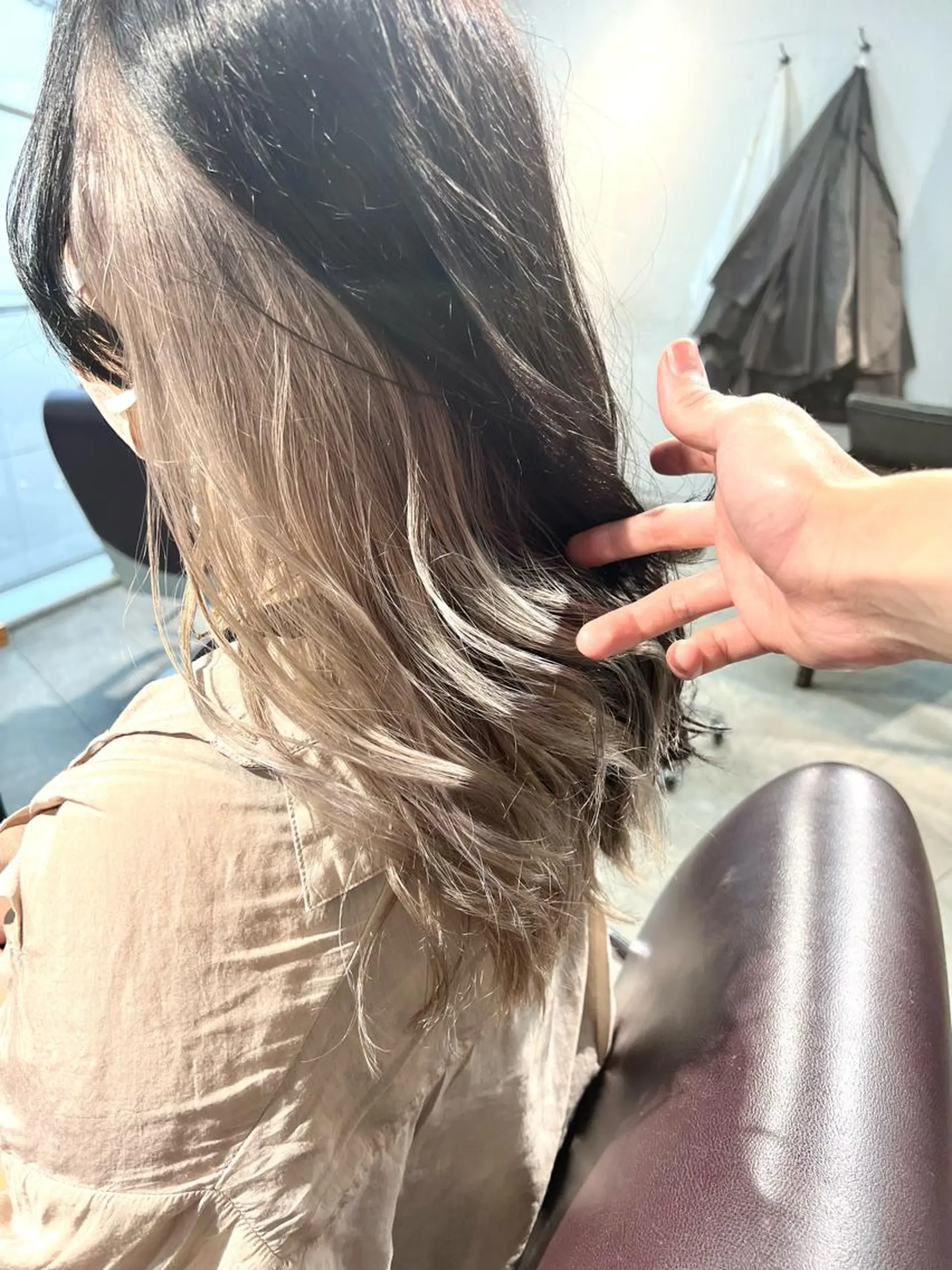 セミロング カラー ヘアアレンジ ヘアカラー トリートメント ヘッドスパ ヘアセット 🌈インナーカラー ‘ショウマ’🌈のヘアスタイル