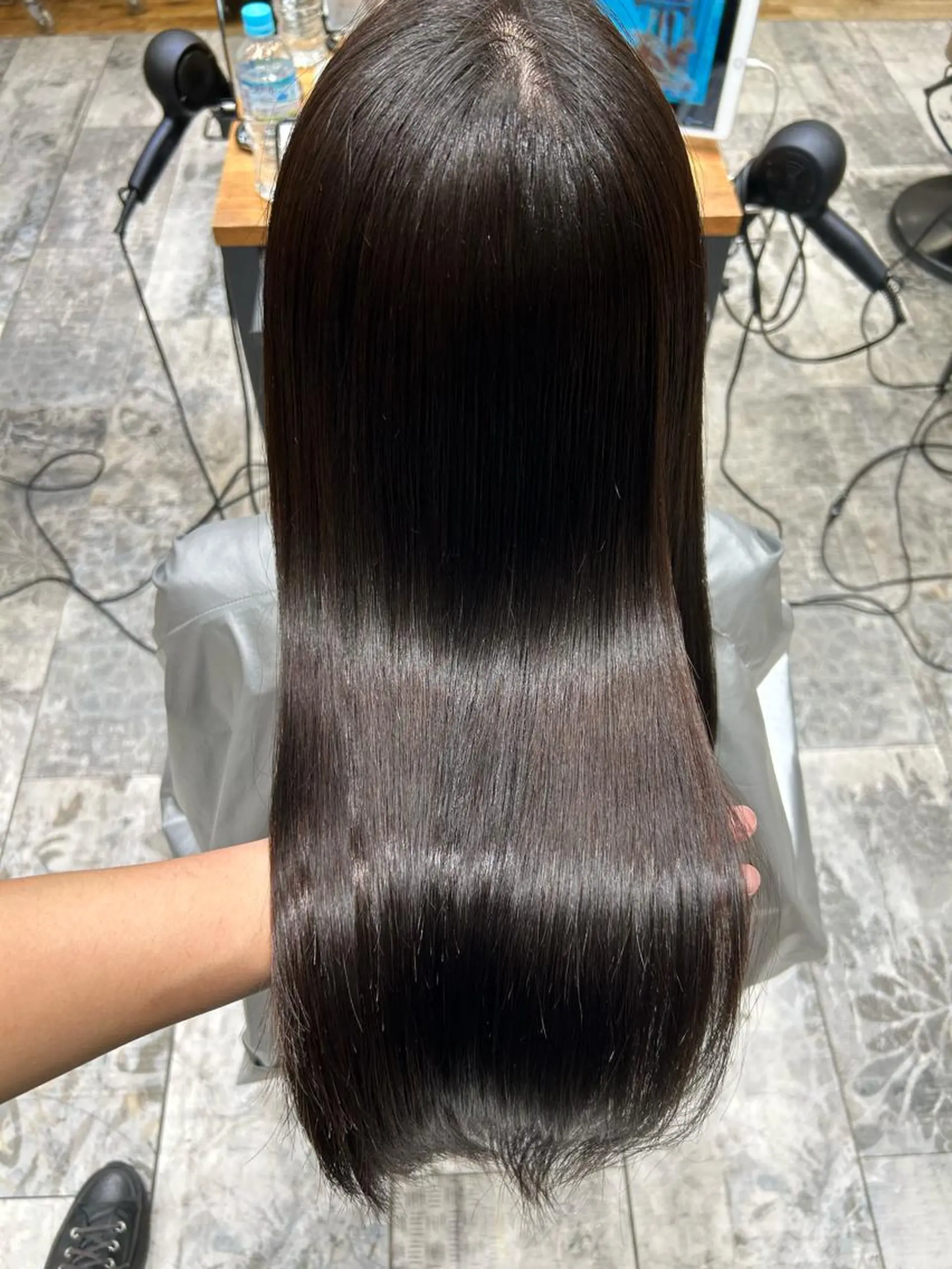 ロング カラー パーマ ブリーチ ケアブリーチ ダブルカラー イヤリングカラー ハイライトカラー カット ヘアカラー 縮毛矯正 トリートメント 新宿✨顔周りカット 韓国ヘア/坂本亜裟海のヘアスタイル