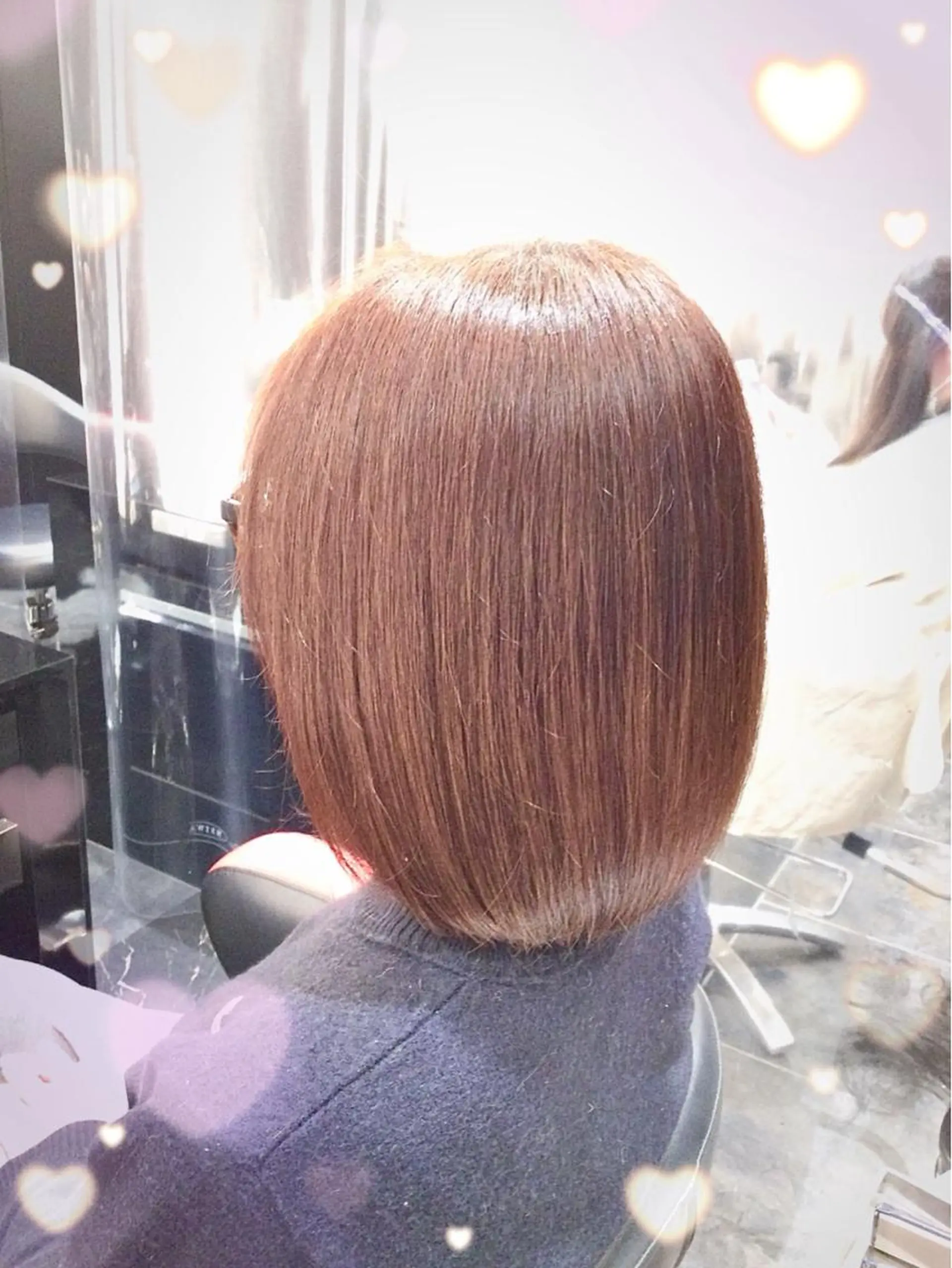 ミディアム カラー Annon プライベートサロンのヘアスタイル