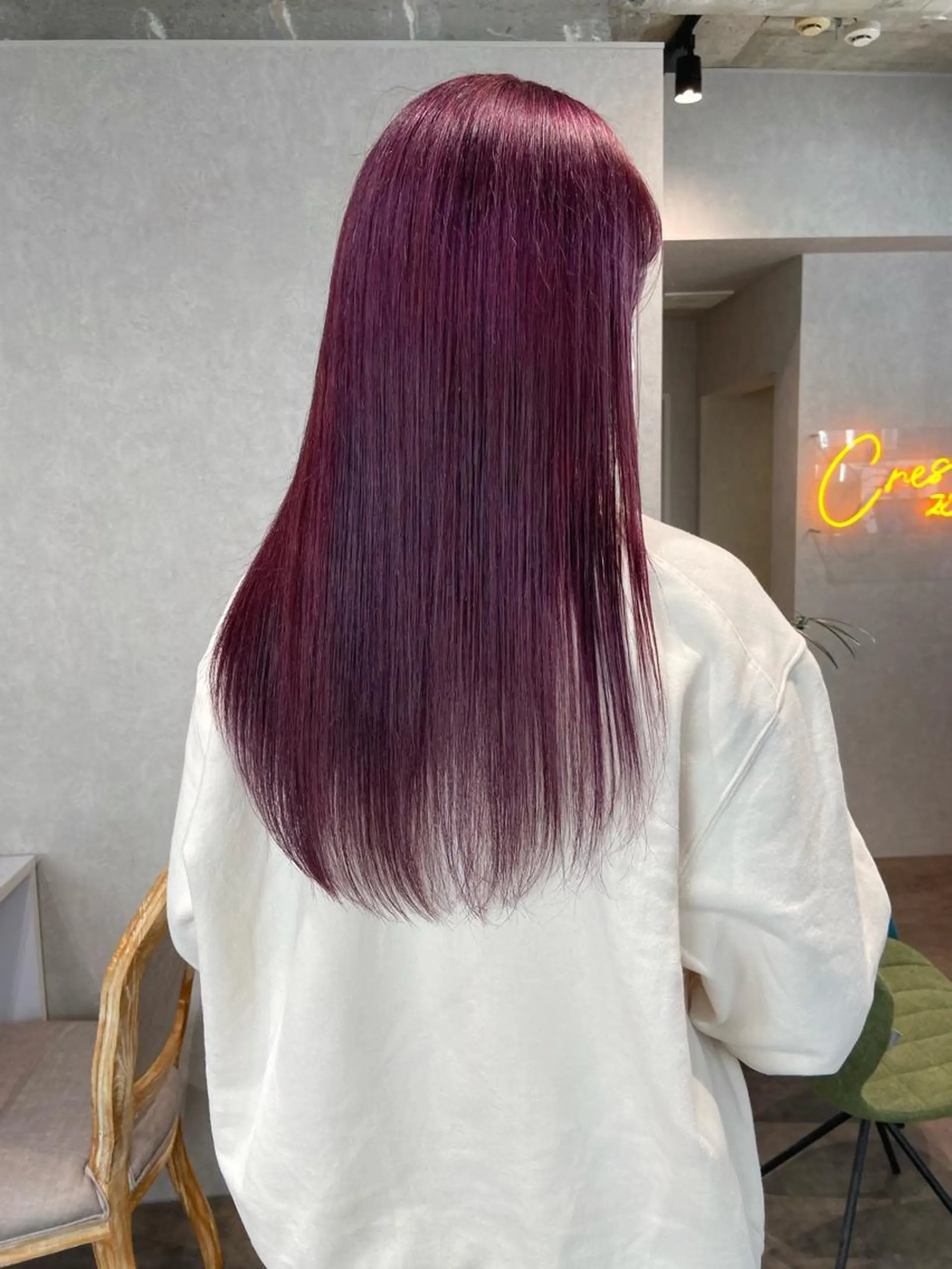 ロング カラー ピンクカラー ヘアセット🎀パーマ Tsubasaのヘアスタイル