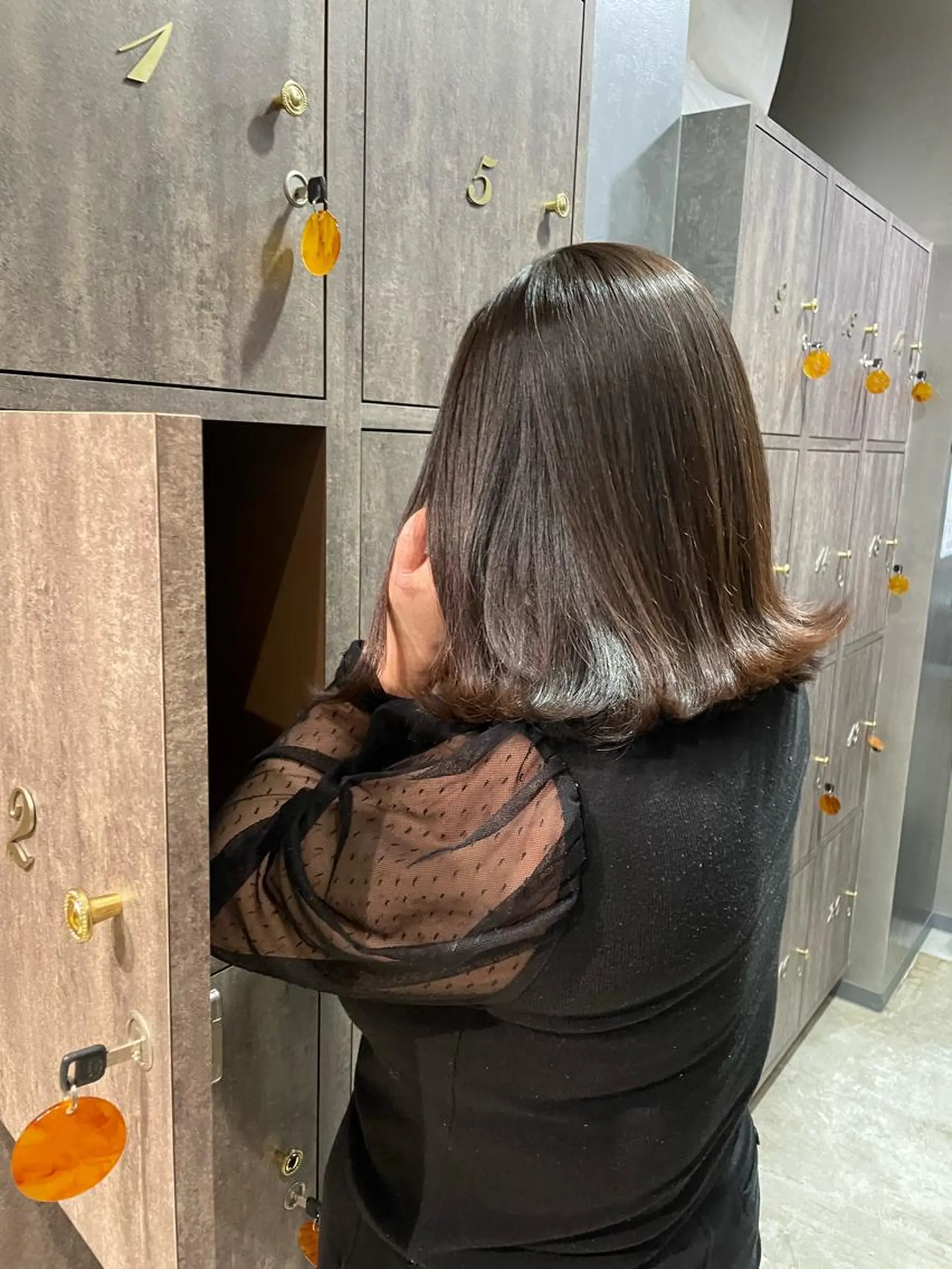 ミディアム 上村 颯のヘアスタイル