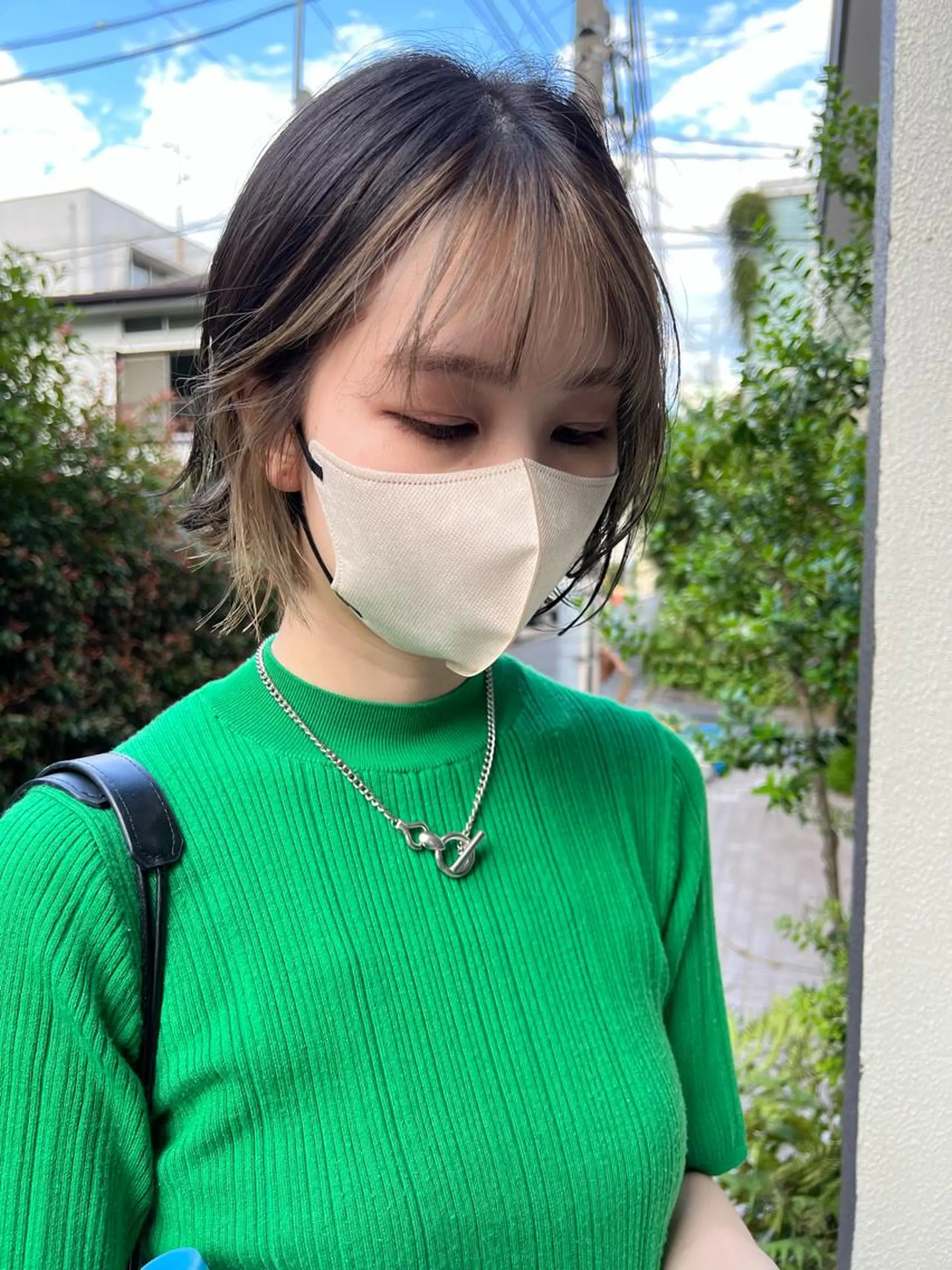 ショート カラー インナーカラー ボブ カット ヘアカラー トリートメント takada kohのヘアスタイル