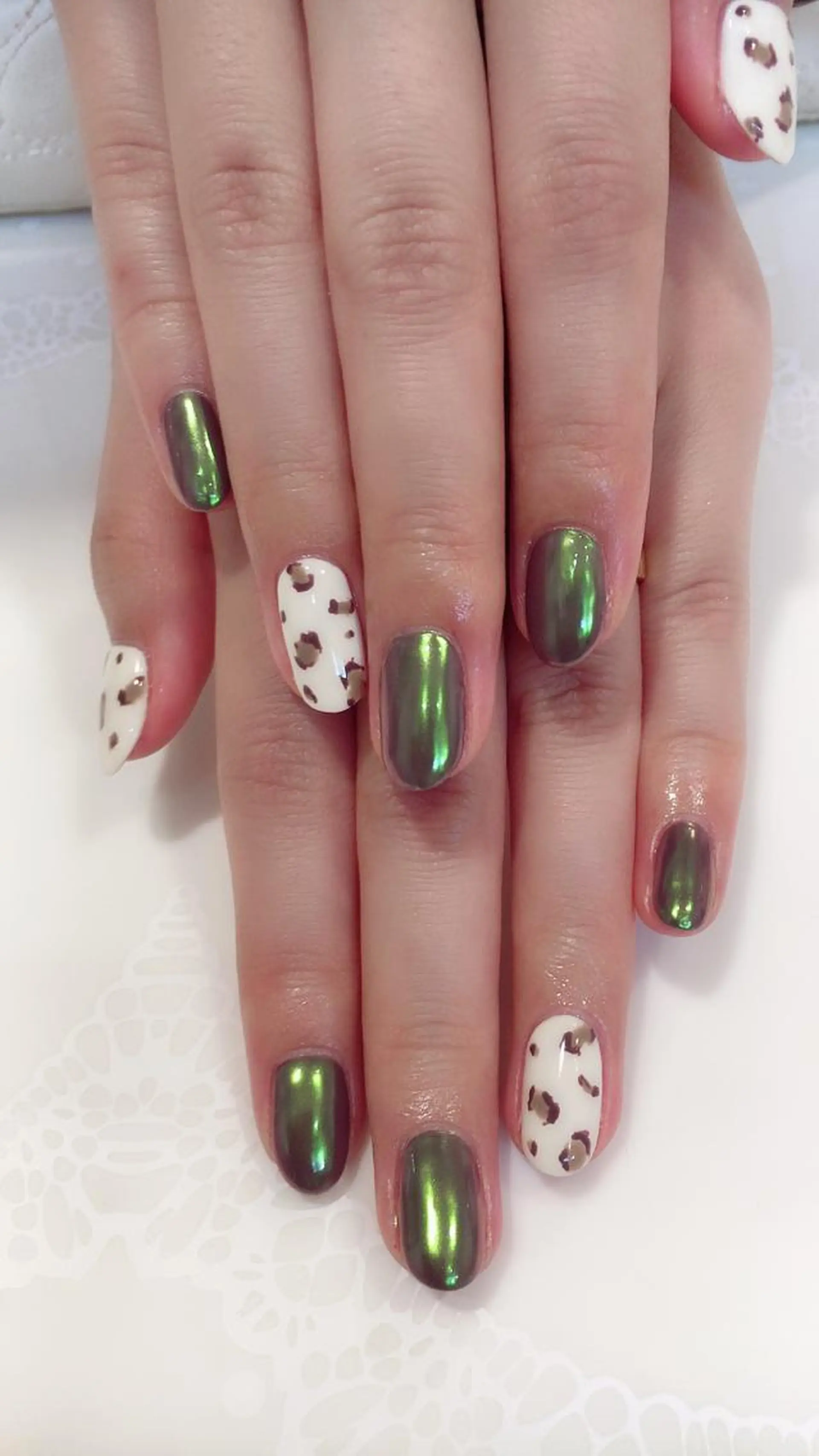 ネイル ミラーネイル ハンドネイル フジタ エリカのネイルデザイン