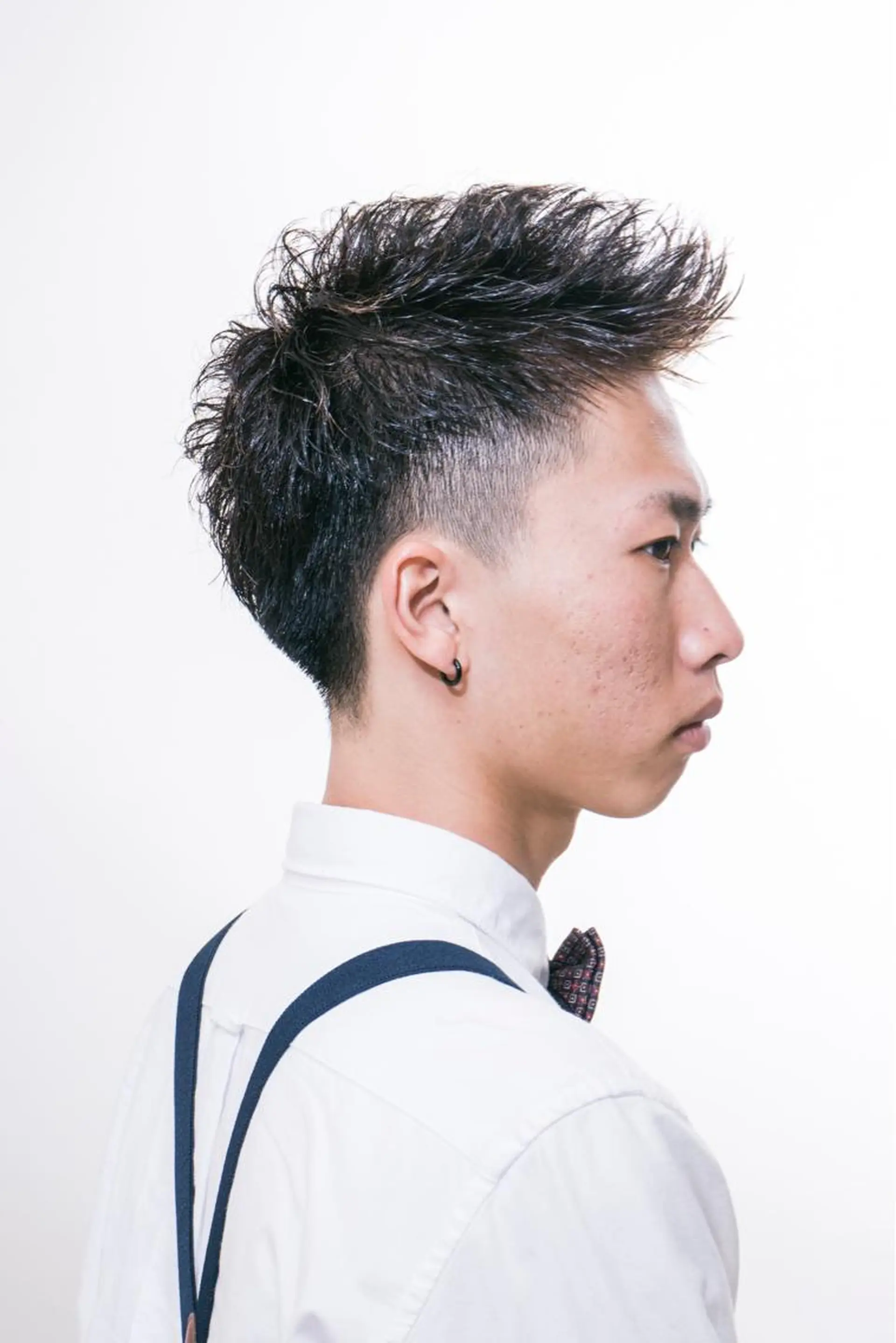 ショート カラー パーマ メンズ メンズパーマ 赤司 泰樹のヘアスタイル