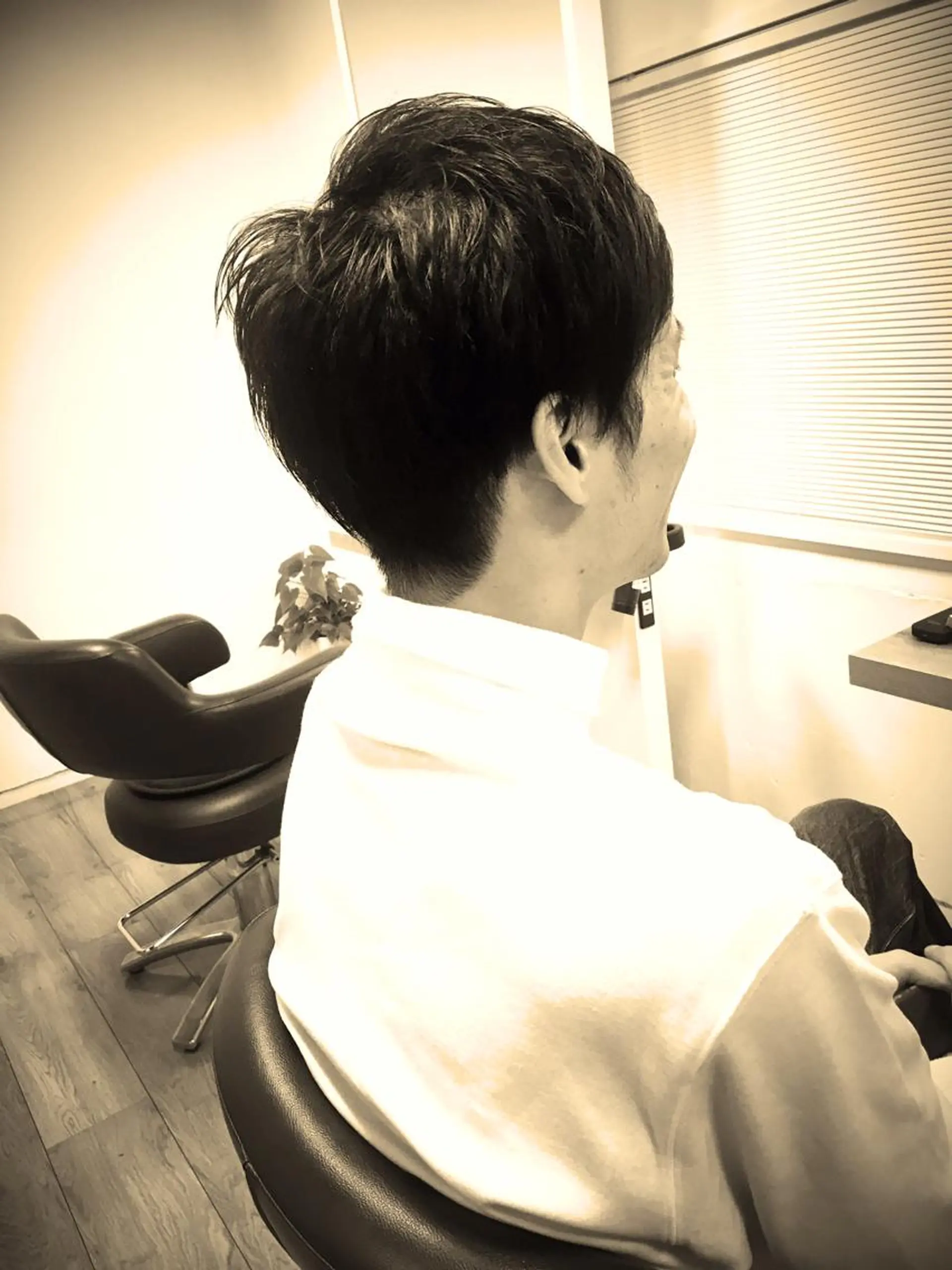 ショート メンズ サロン ド ソワのヘアスタイル