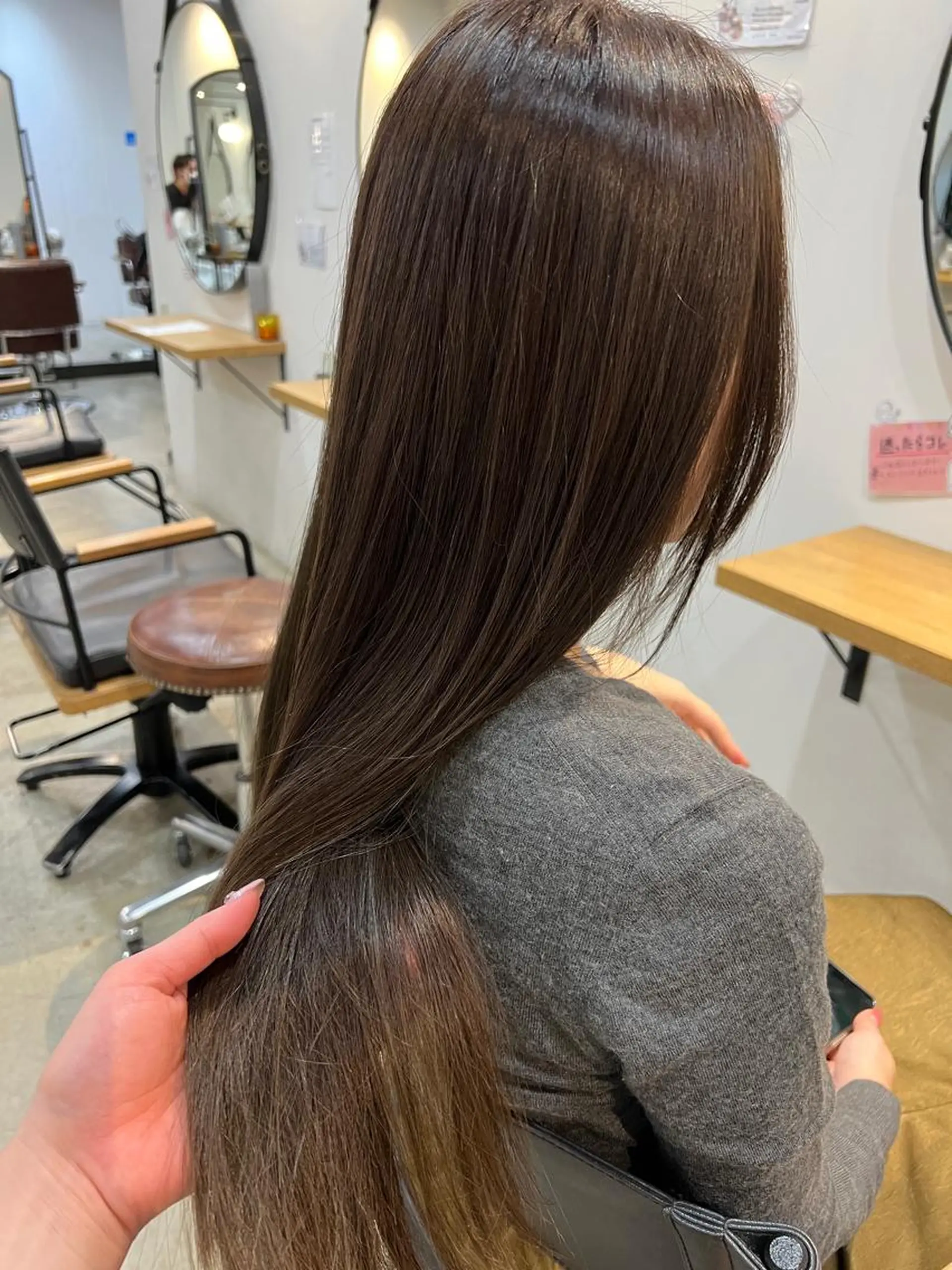 ロング カラー beleefric 🩵チセのヘアスタイル