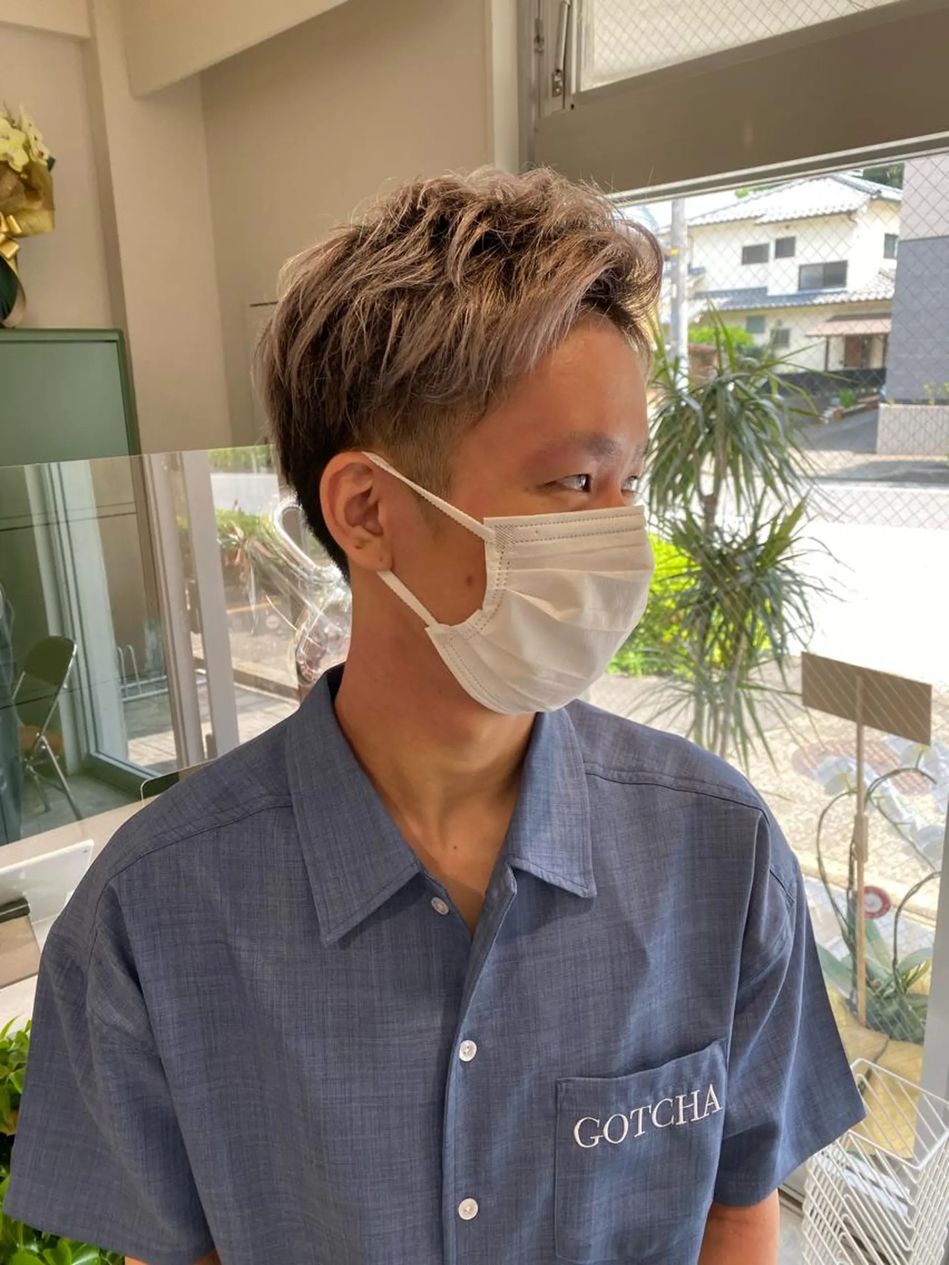 ショート Sabby氏川洸希 パーマのヘアスタイル