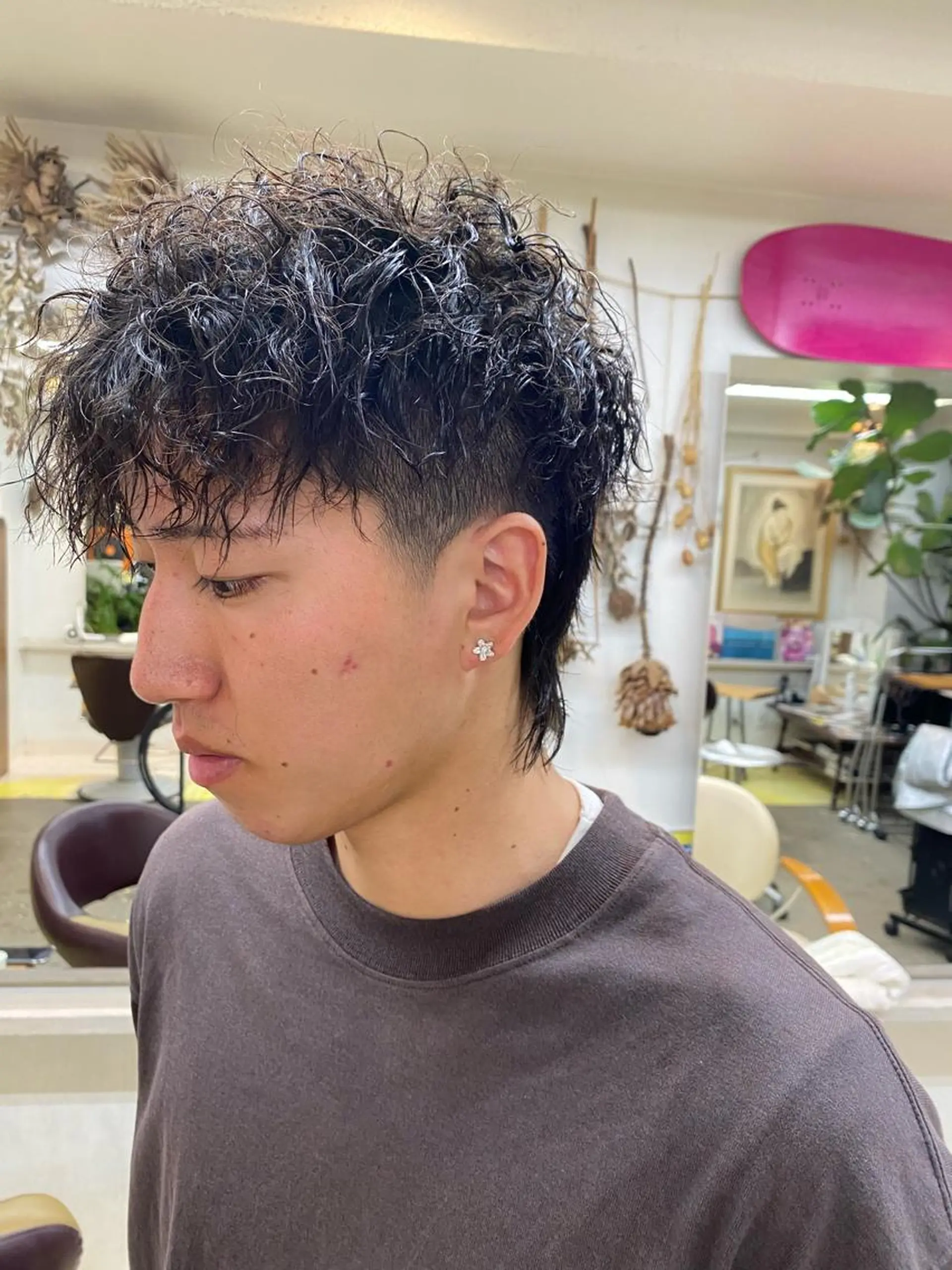 ショート パーマ ウルフカット カット パーマ トリートメント LIBRO所属・Moca 〰️のヘアスタイル