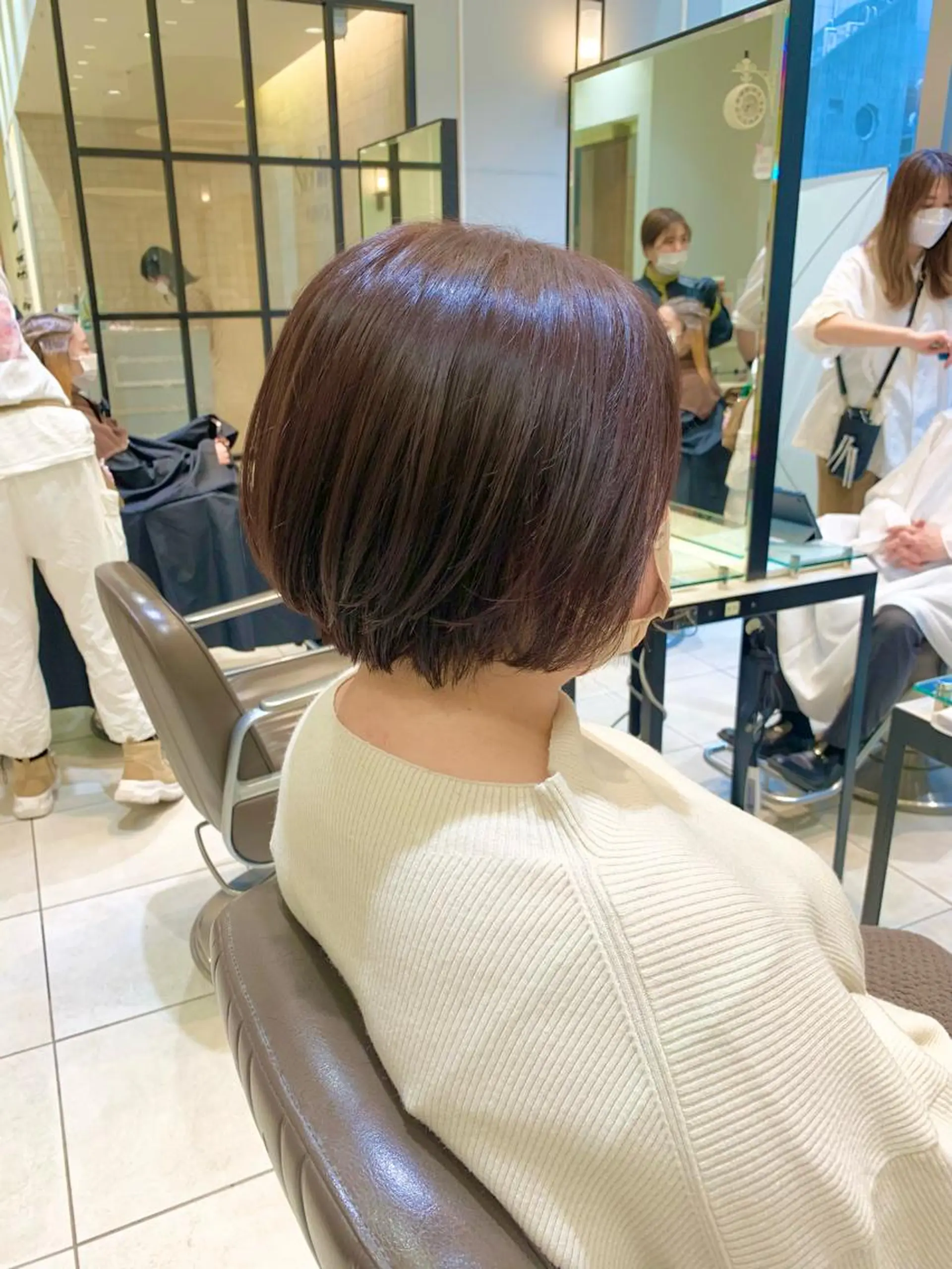 ショート カット ヘアカラー 縮毛矯正 トリートメント 髪質改善/縮毛矯正 🎀小林 唯 🎀のヘアスタイル