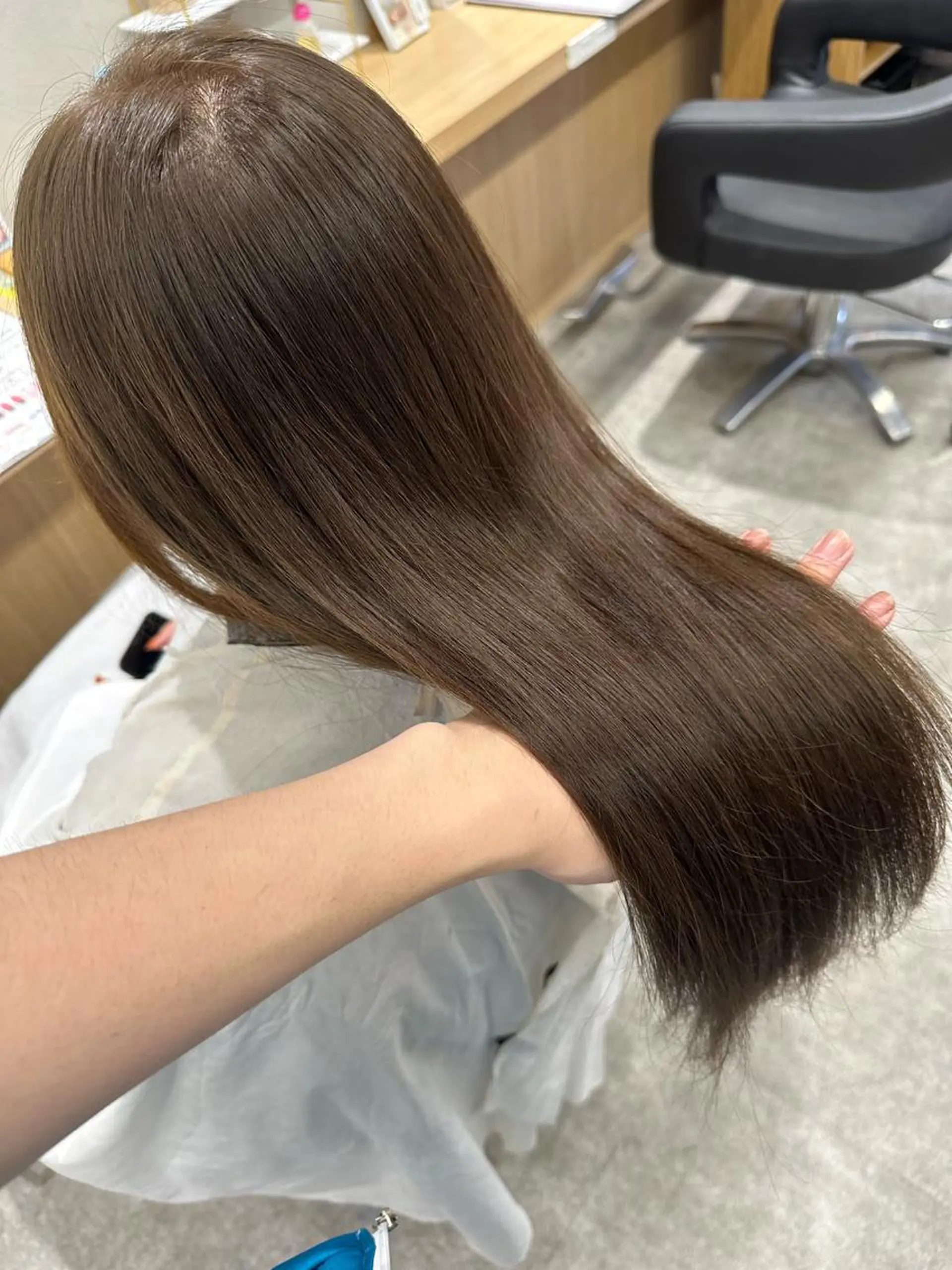 ロング 髪質改善 トリートメント ヘアカラー トリートメント 巻ける髪質改善🫧ハ イライト/永田汰伊智のヘアスタイル