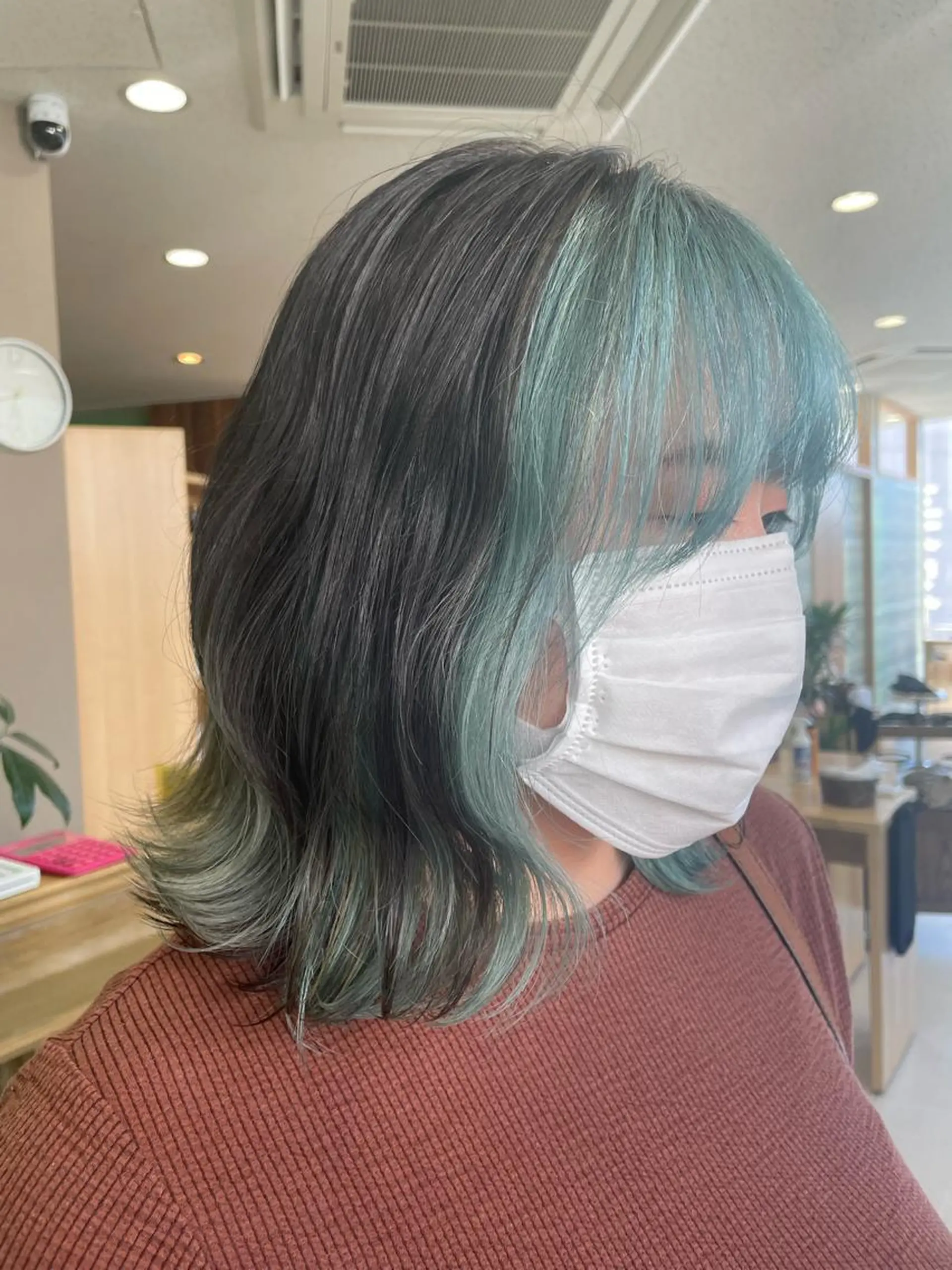 ミディアム カラー カット ヘアカラー 韓国ヘア/レイヤー/ ツヤカラー/ Aiのヘアスタイル