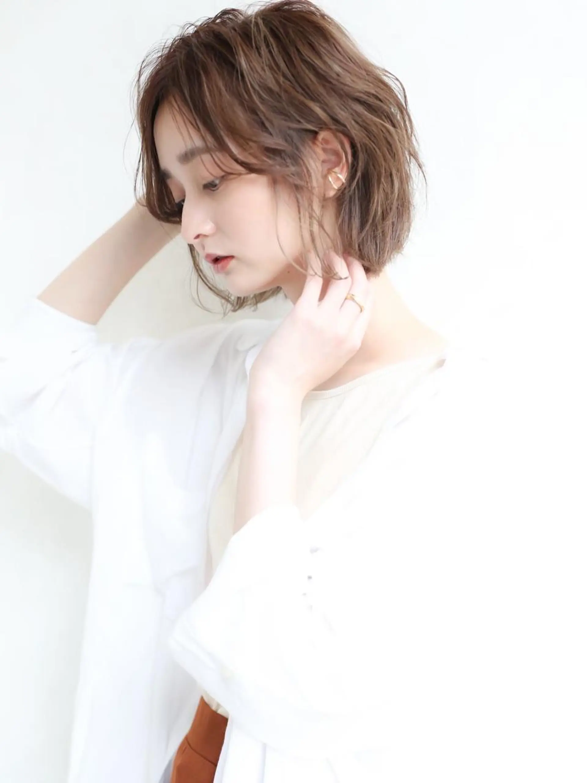 ミディアム カラー DAICHI inity心斎橋のヘアスタイル