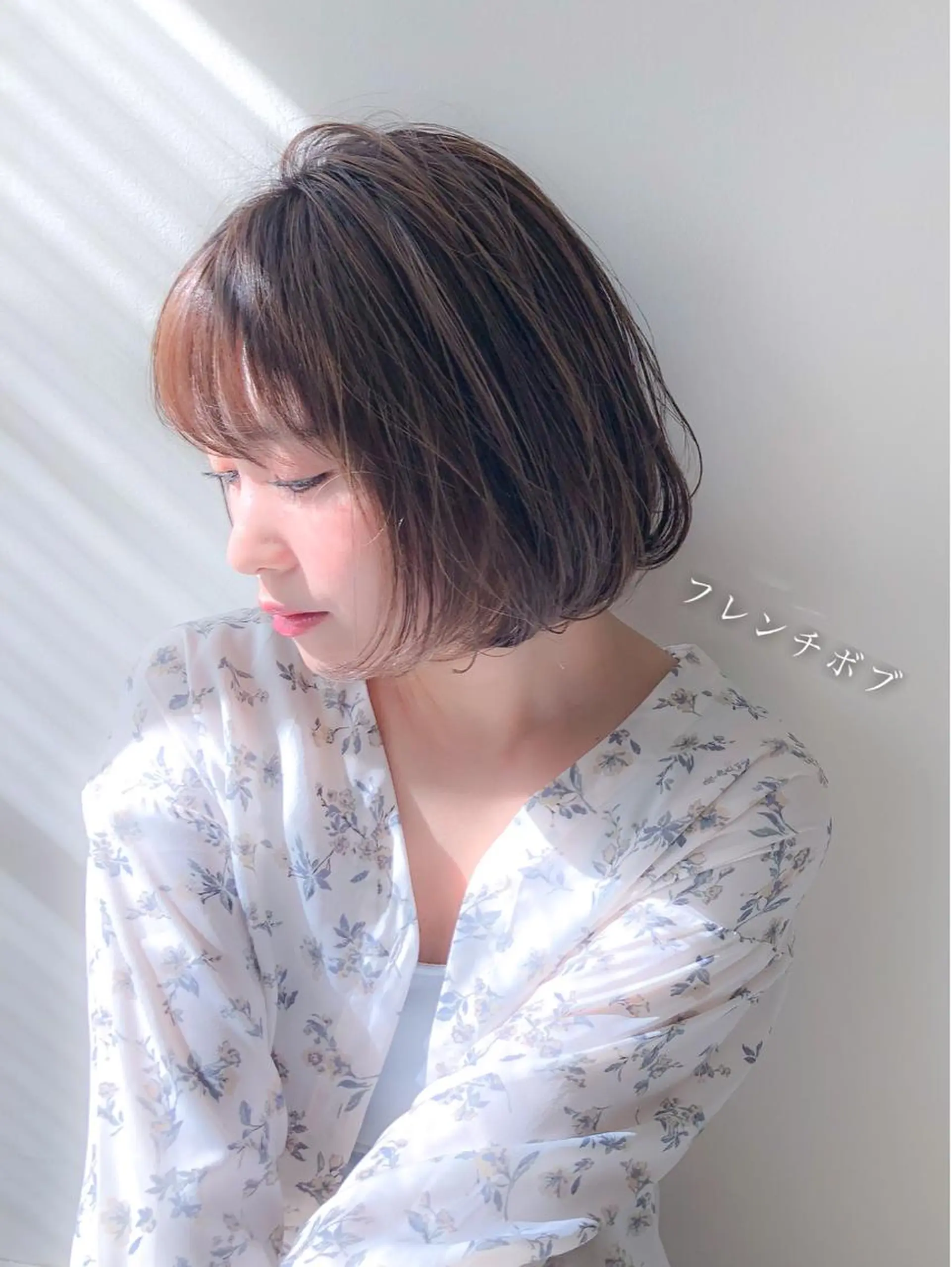 ショート カラー 顔周りレイヤー/ボブ 銀座✨中野まさひろのヘアスタイル