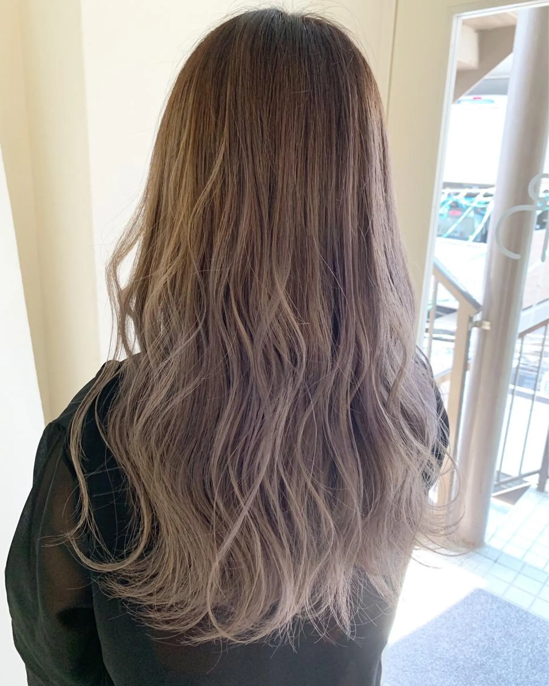 ロング カラー 渡辺 健太のヘアスタイル