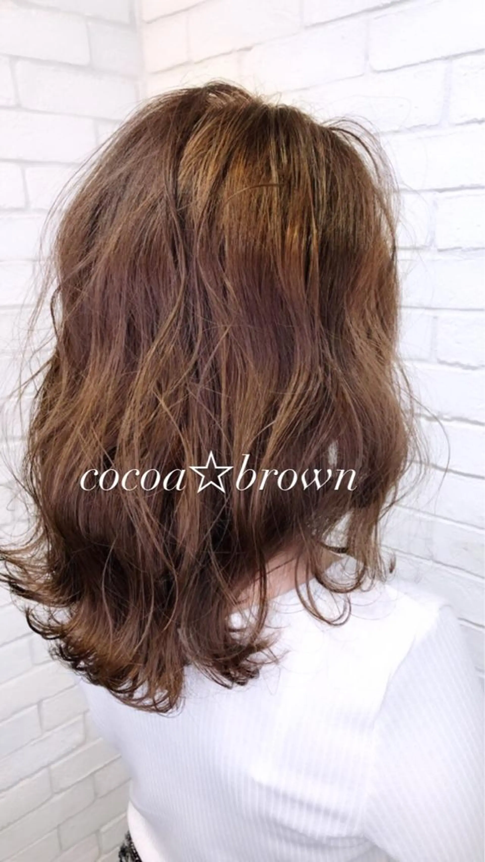 ミディアム カラーアンドケアリタ kitamuuuのヘアスタイル