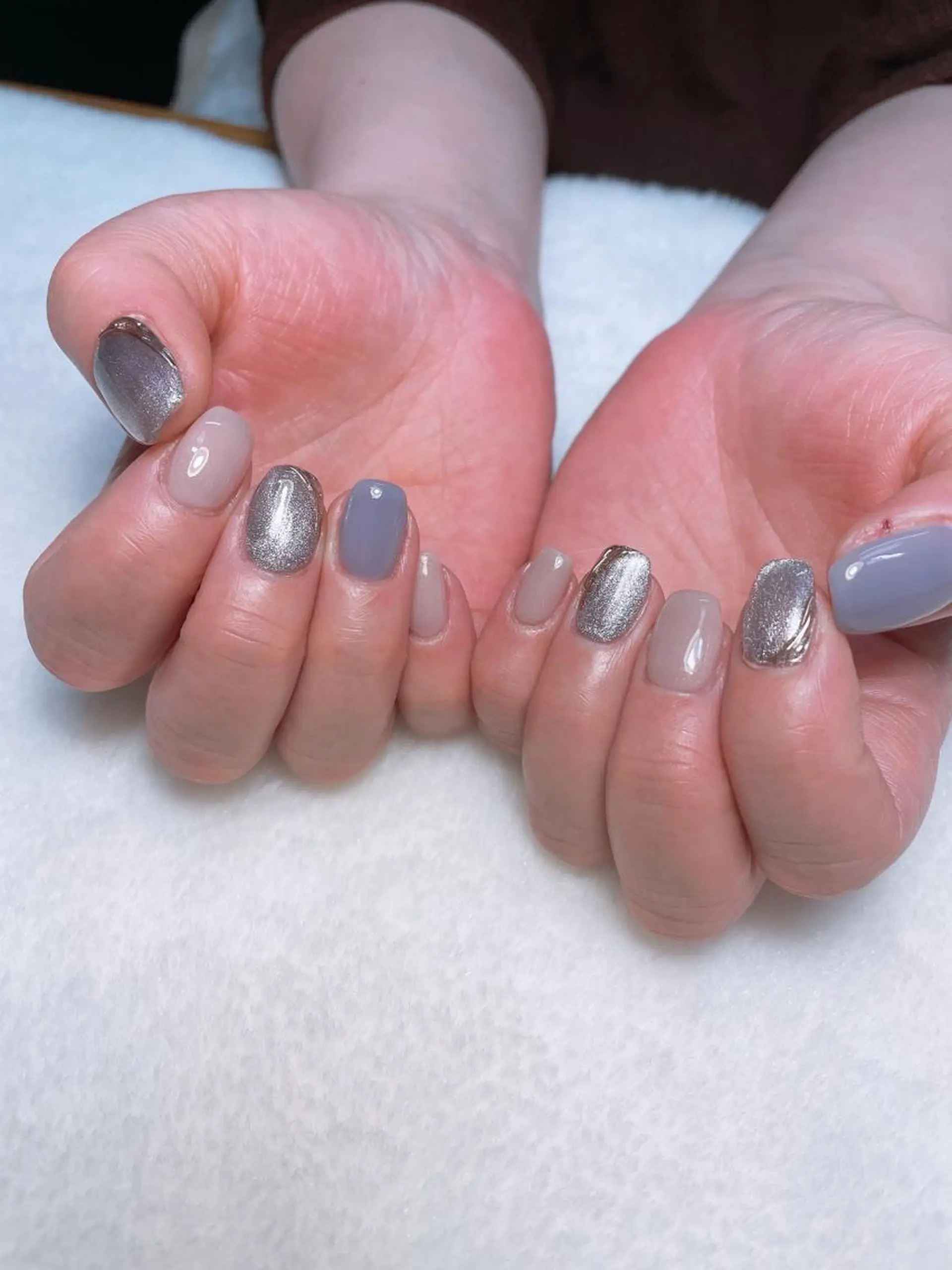 ネイル アートネイル ミラーネイル ハンドネイル kipinail 川﨑えりかのネイルデザイン