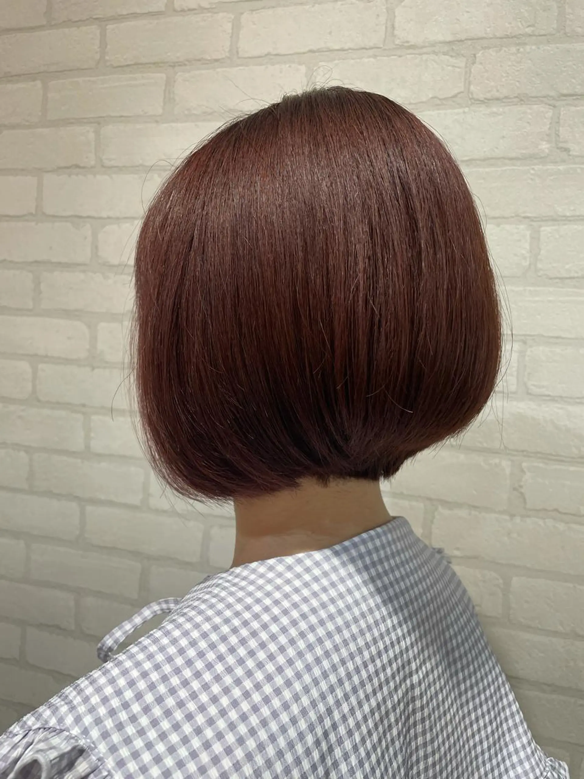 ショート カラー ピンクカラー 透明感カラー💎 AYAのヘアスタイル