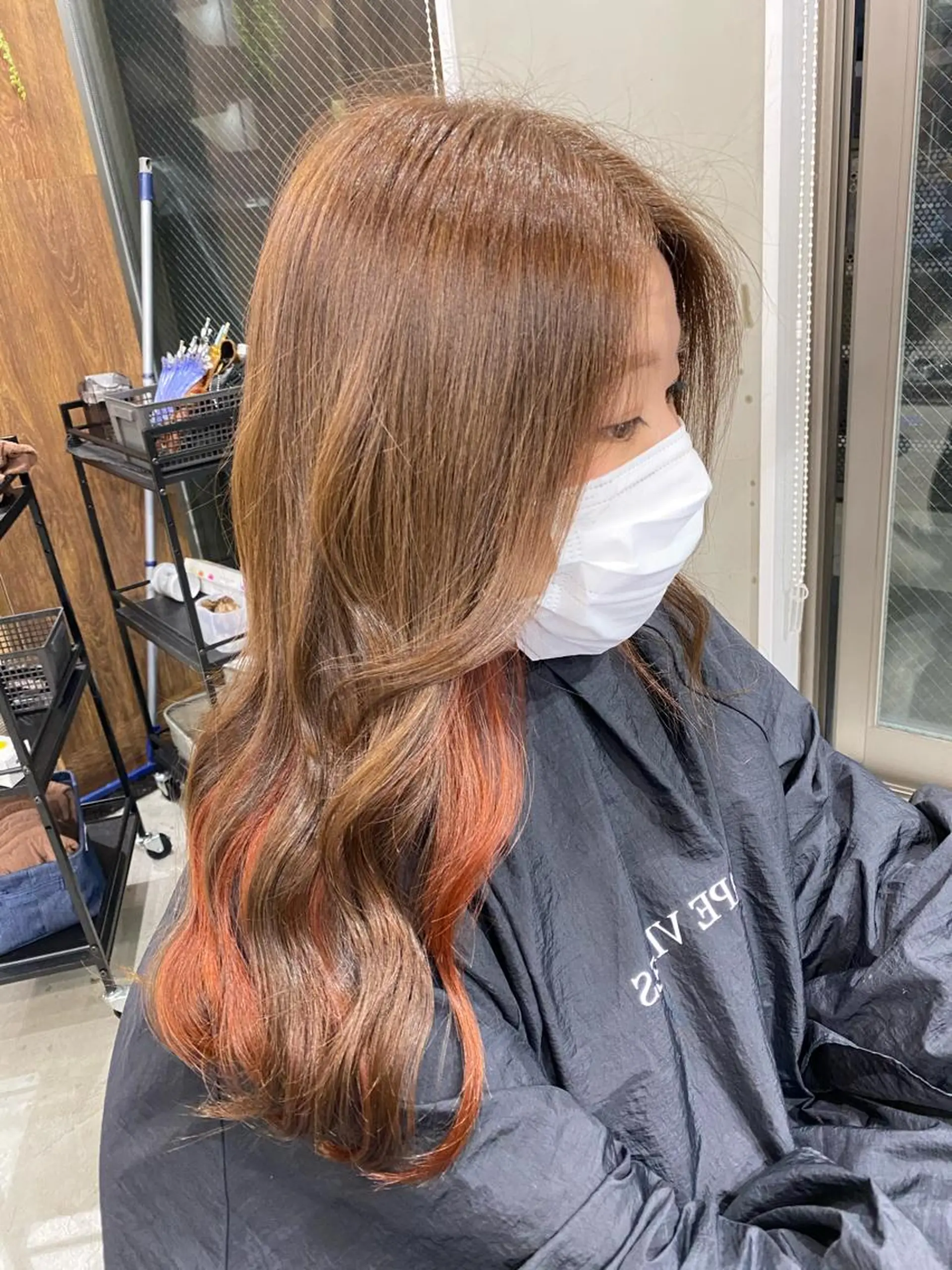 ロング yuuka🌻 ハイライト/艶カラーのヘアスタイル