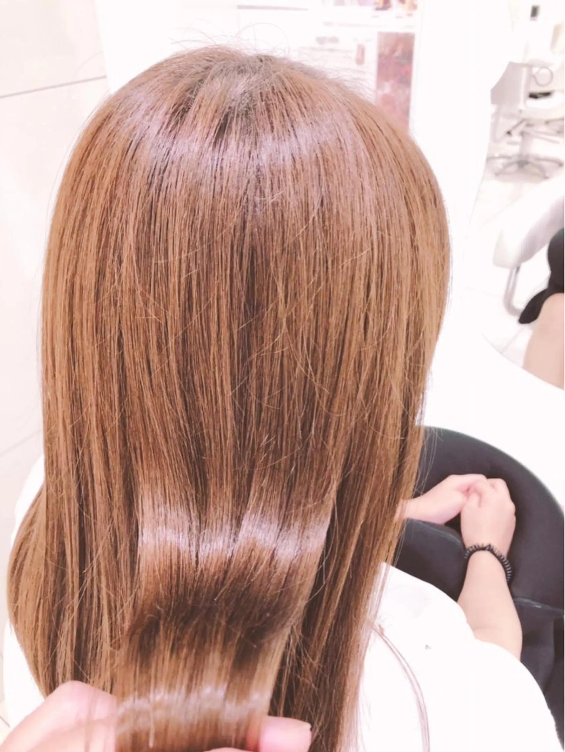 ロング カット ヘアカラー トリートメント 上田 篤史のヘアスタイル