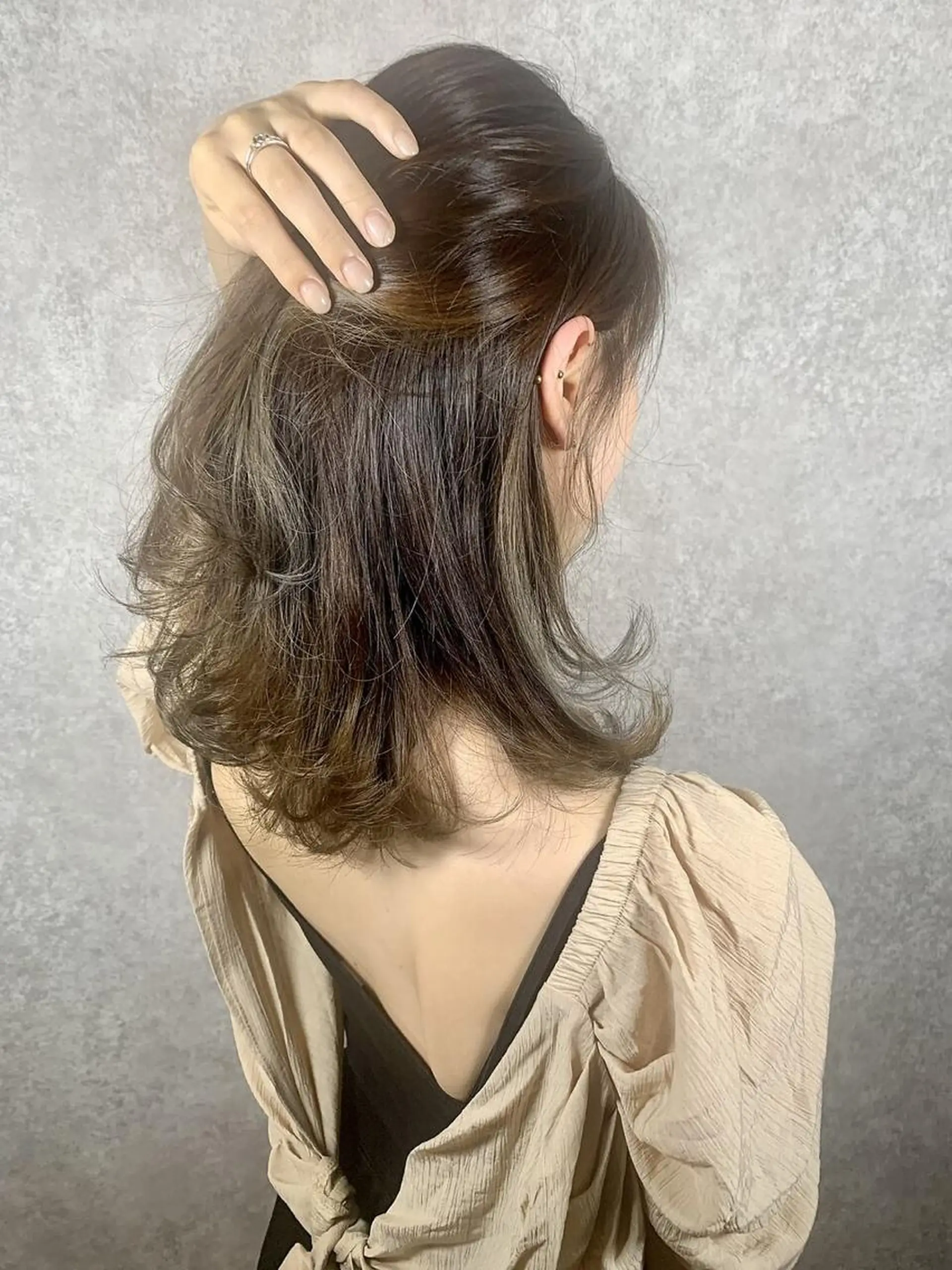 ミディアム カラー Lafesta HAIR和歌山駅前店のヘアスタイル