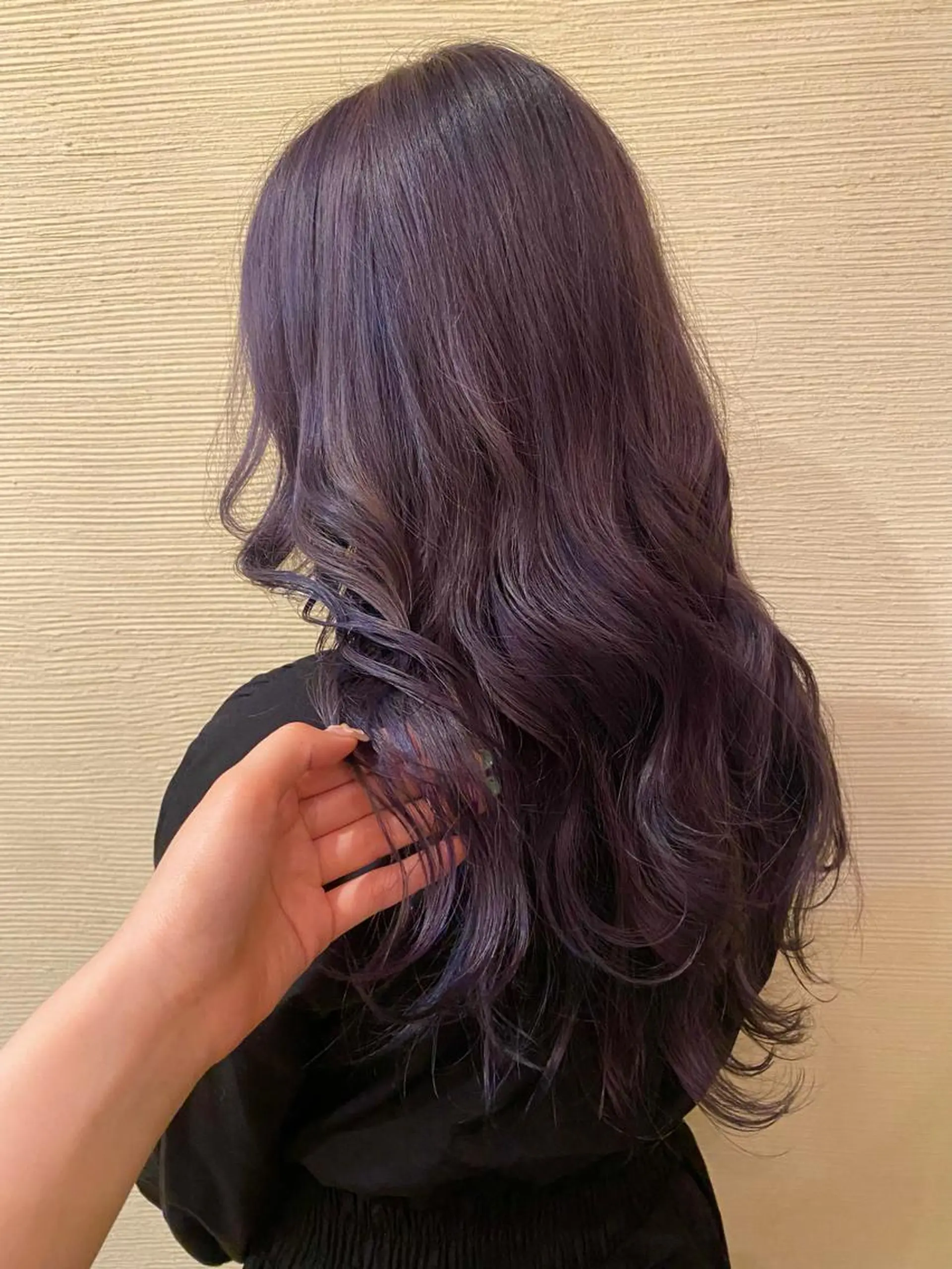 ロング カラー 中村 朱里のヘアスタイル