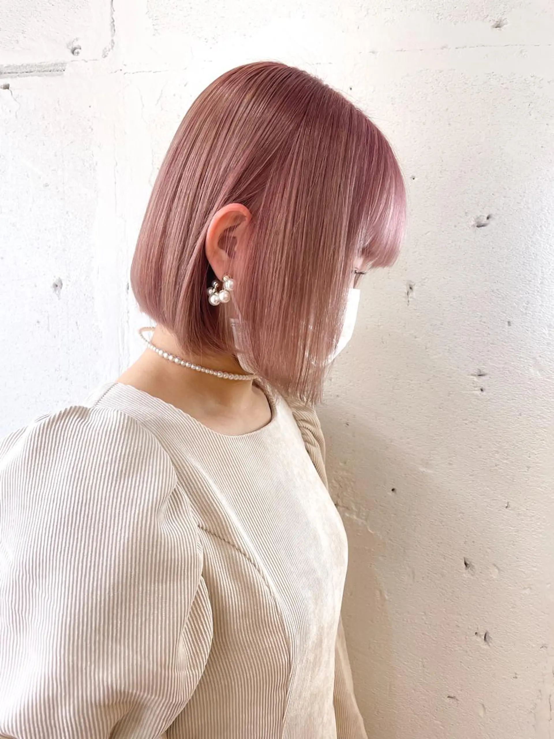 ショート カラー ヘアカラー ショート✨ボブ✨代表 新田見美仁のヘアスタイル