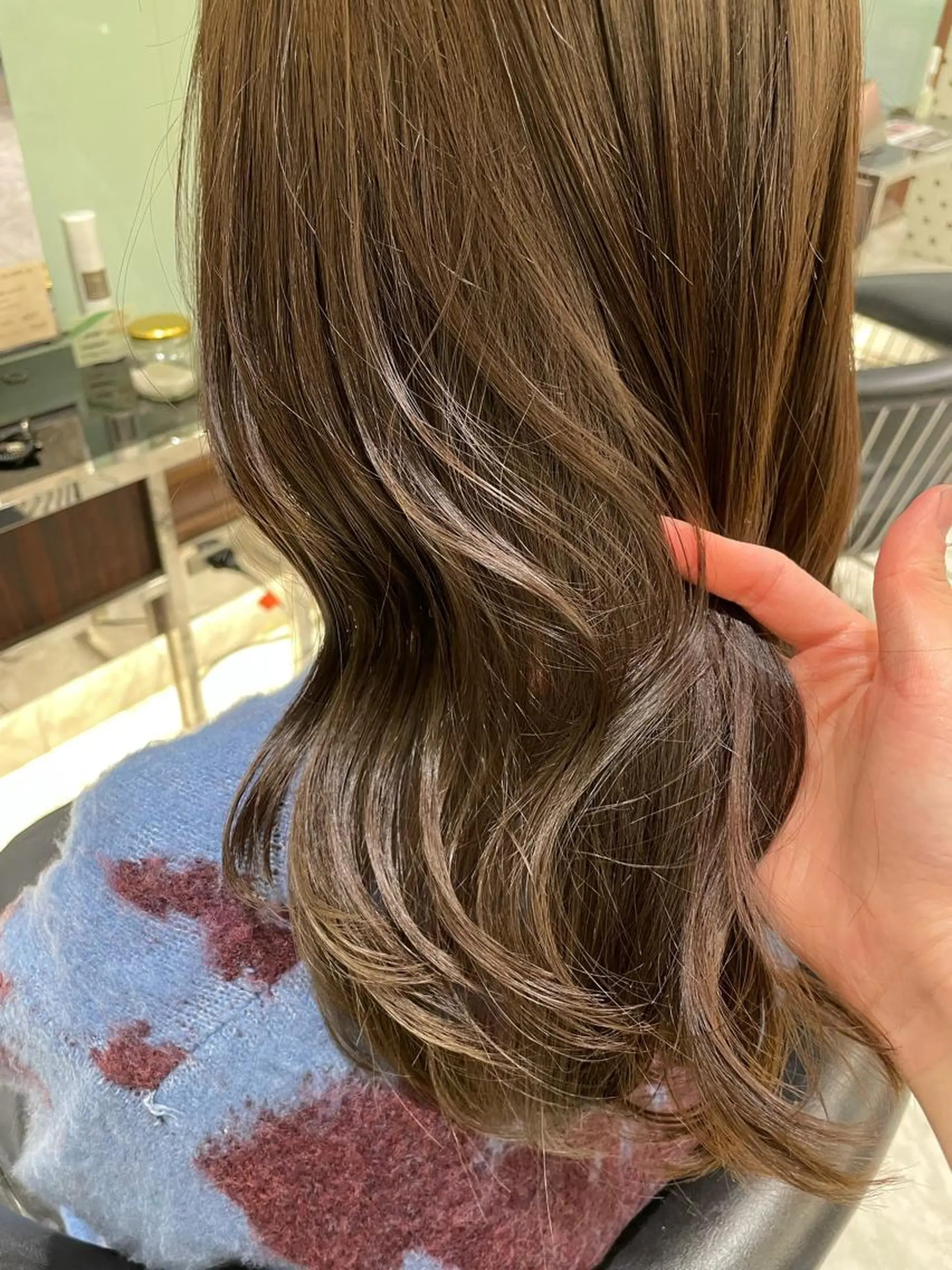 セミロング 韓国風パーマ/ヘア セット/店長みづきのヘアスタイル