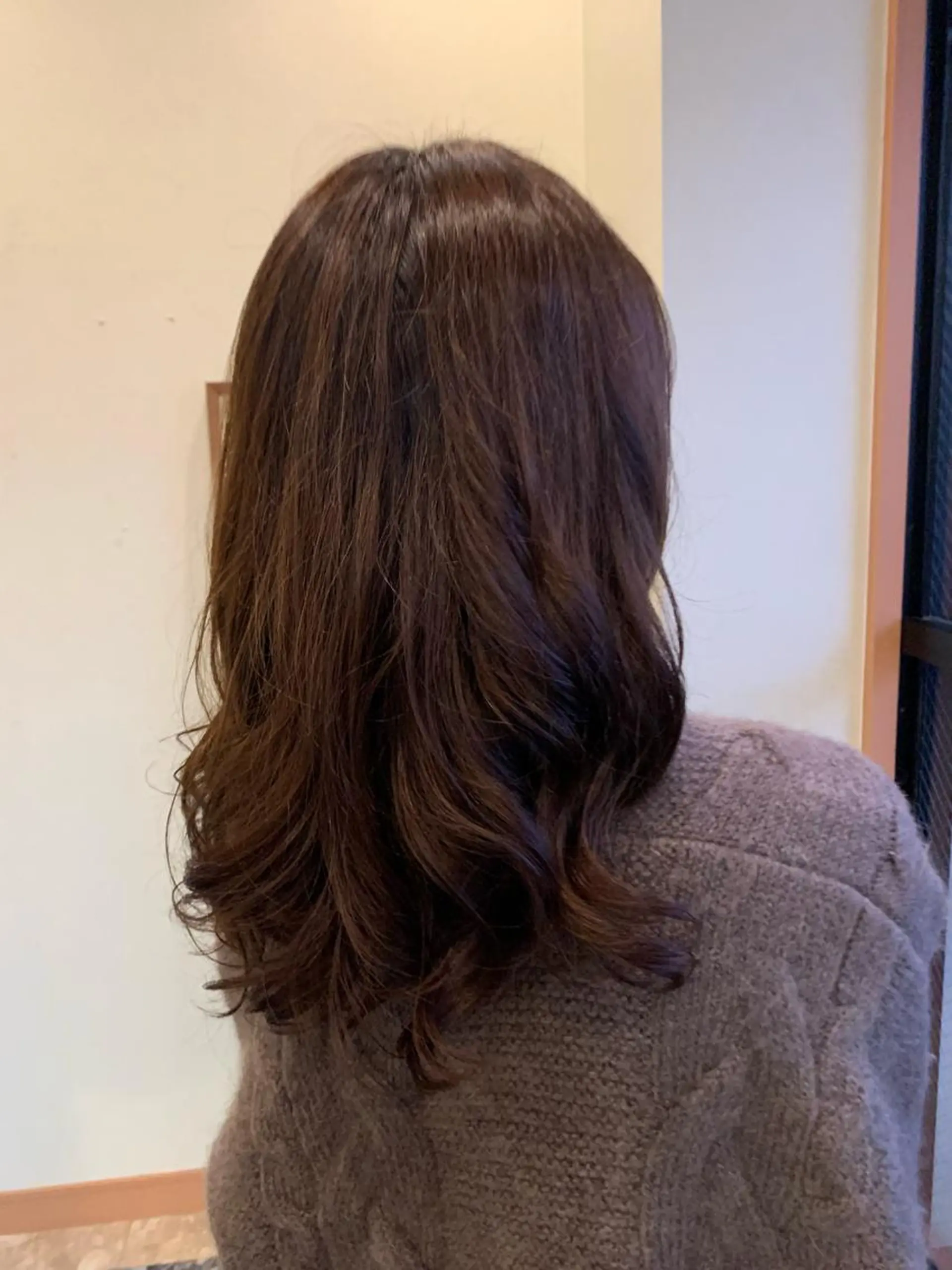 セミロング パーマ セミロングパーマ デジタルパーマ カット パーマ トリートメント yuri🌼 NUMBER 天王寺のヘアスタイル