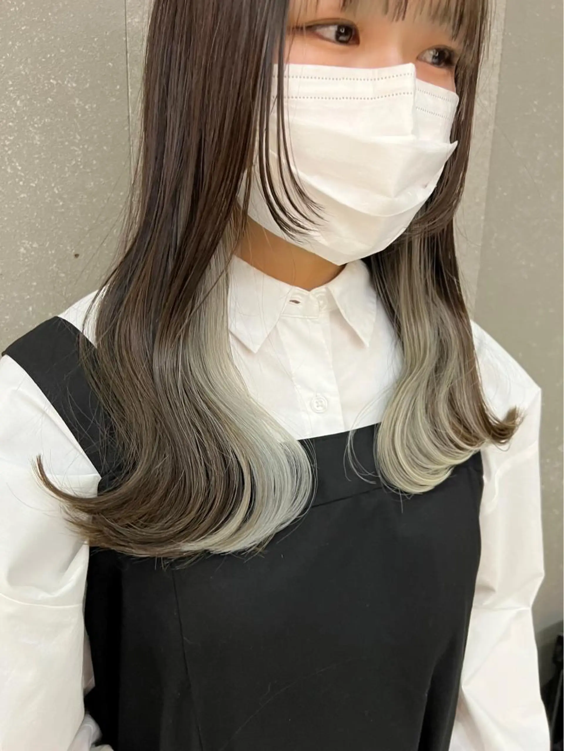 ミディアム カラー インナーカラー 🌹圧倒的な縮毛矯正 🌹篠崎祥吾のヘアスタイル