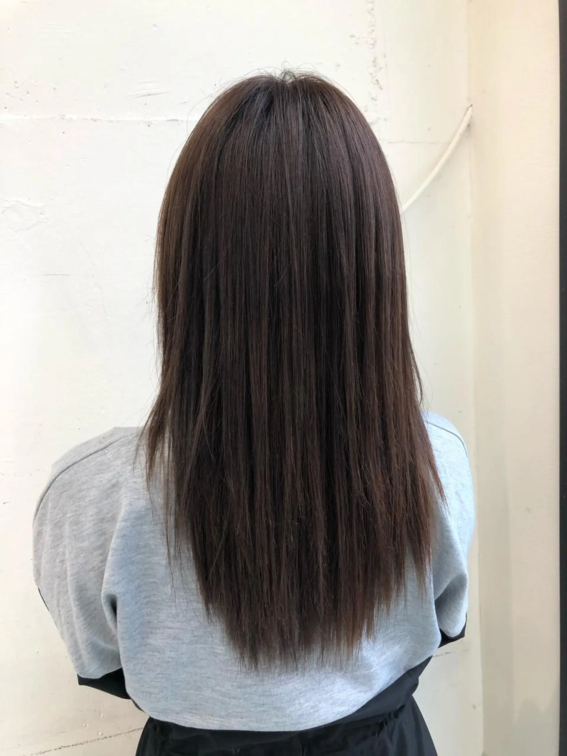 ロング カラー アッシュ ラベンダーカラー ラベンダーアッシュ un 溝の口 伊豆本のマツエク・マツパデザイン