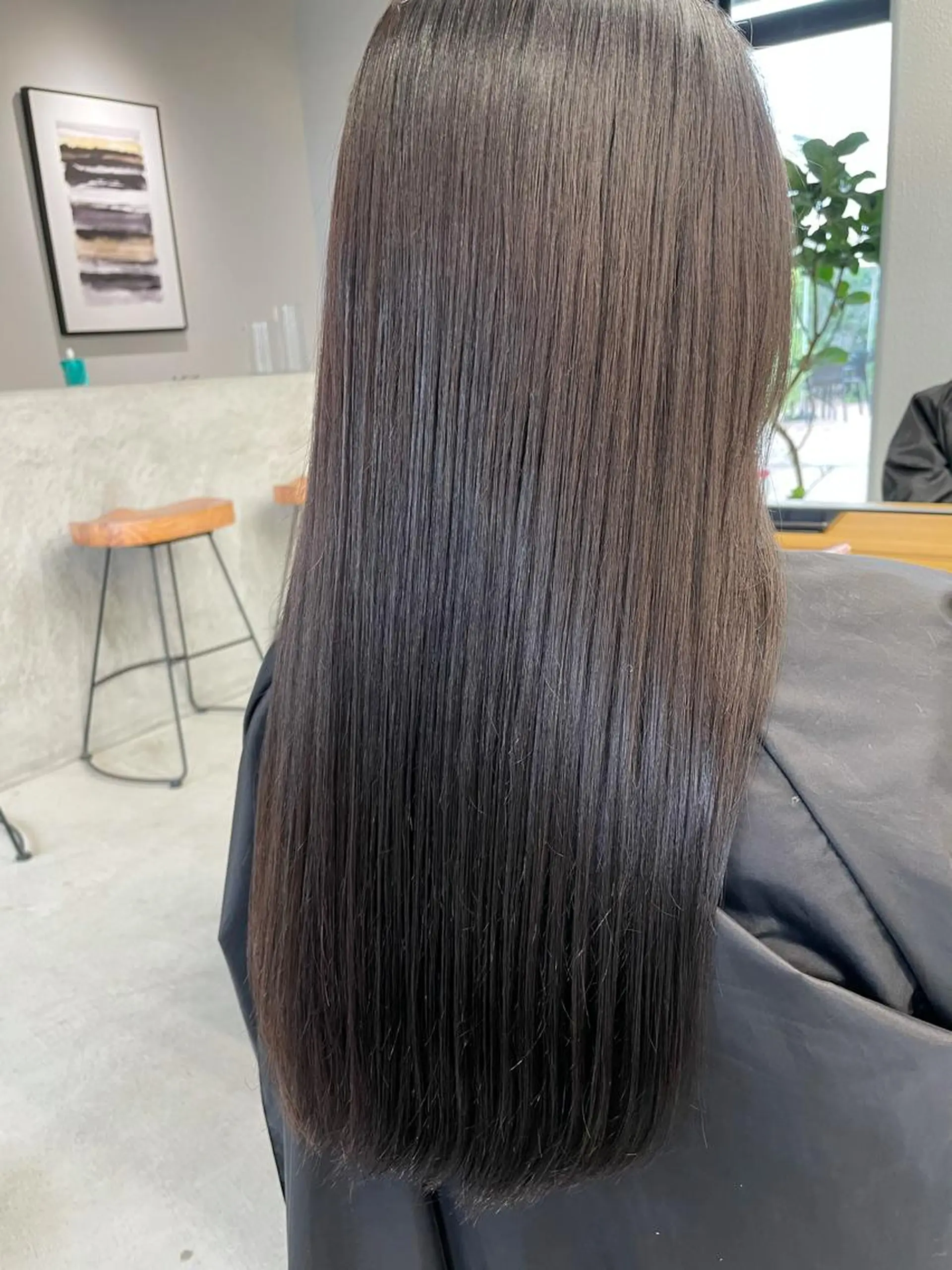 ロング トリートメント マエダ リョウのヘアスタイル