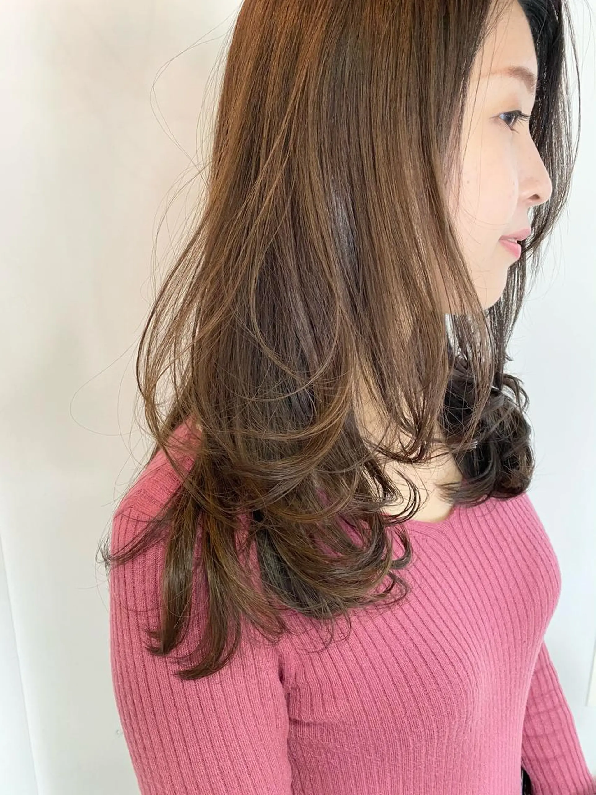 セミロング 西尾 隆介のヘアスタイル