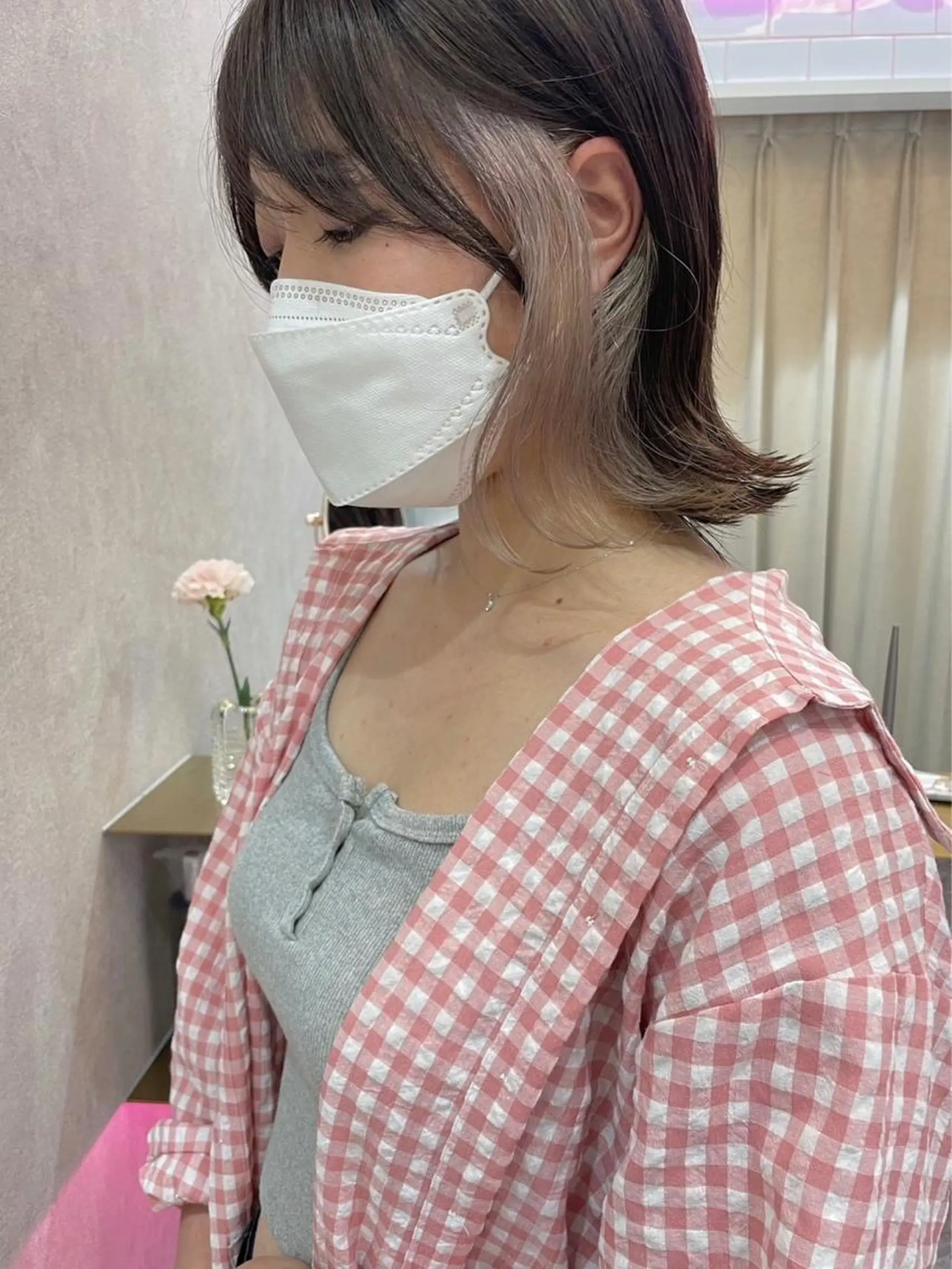 ショート ヘアカラー トリートメント Aster 店長 れおん✂️のヘアスタイル
