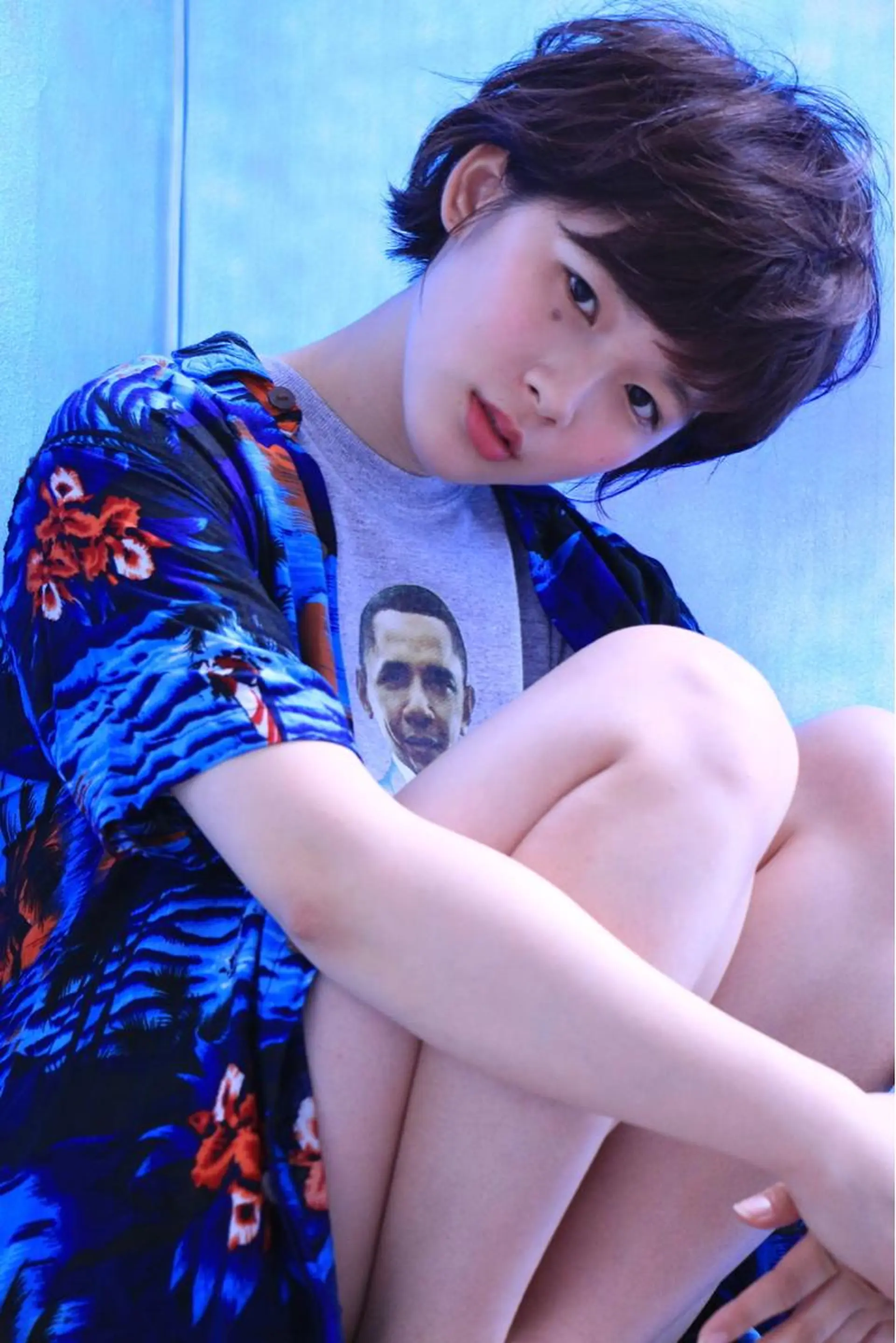 ショート カット ヘアカラー トリートメント 一ノ瀬 暁のヘアスタイル