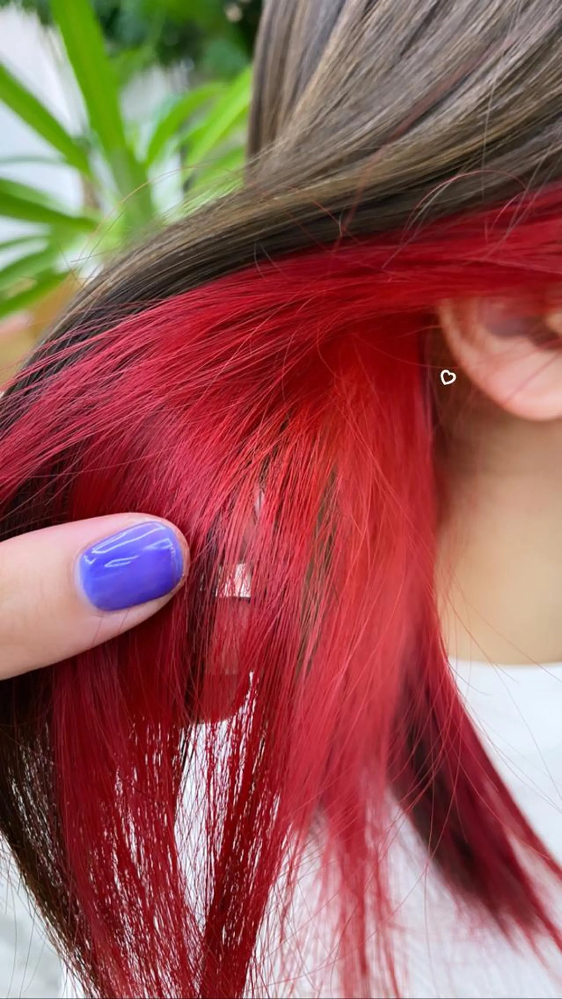 ミディアム カラー KVELL ユナのヘアスタイル