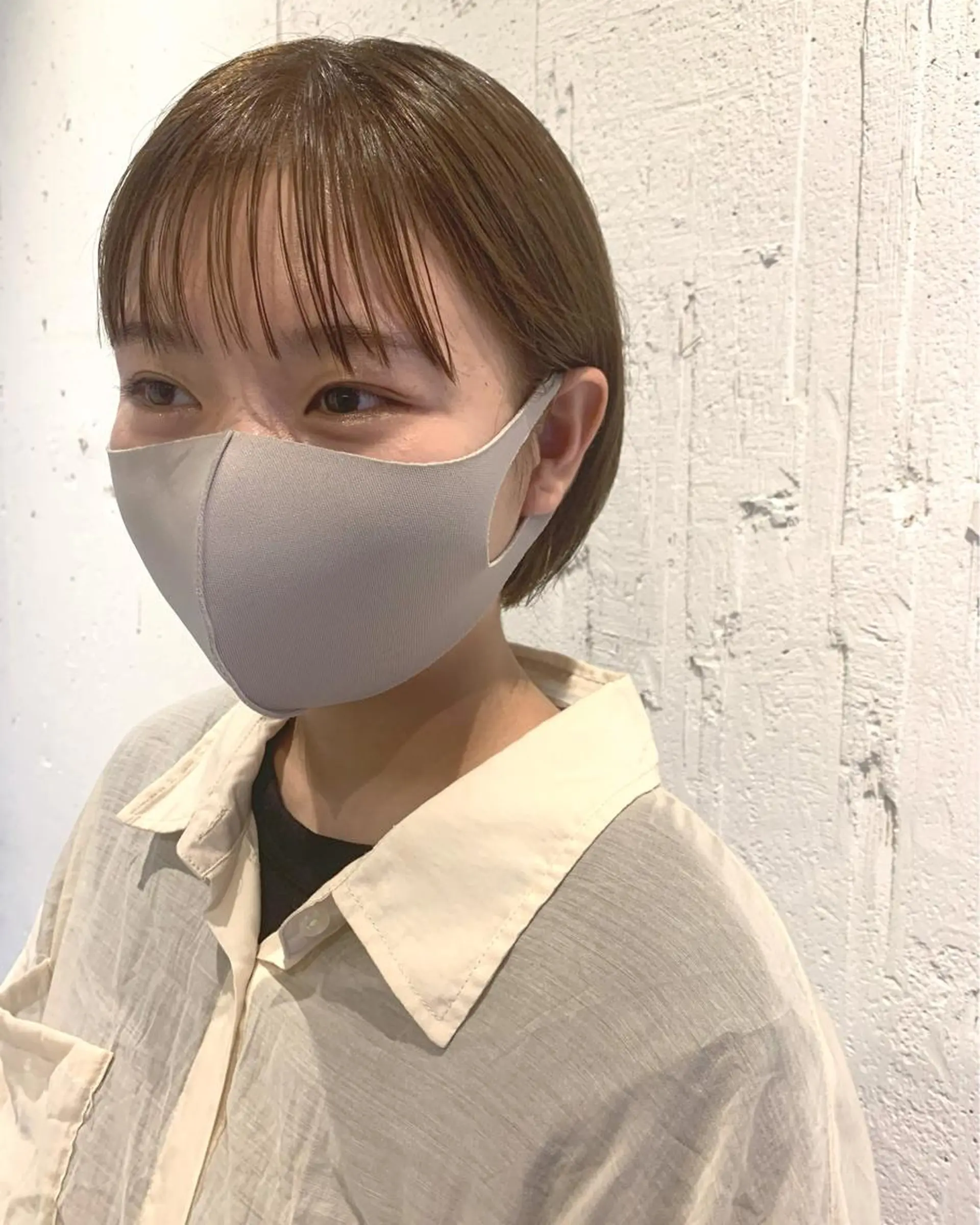 ショート カラー ショートヘア カット トリートメント シノザキ/薬院/ボブ /ショート/髪質改善のヘアスタイル