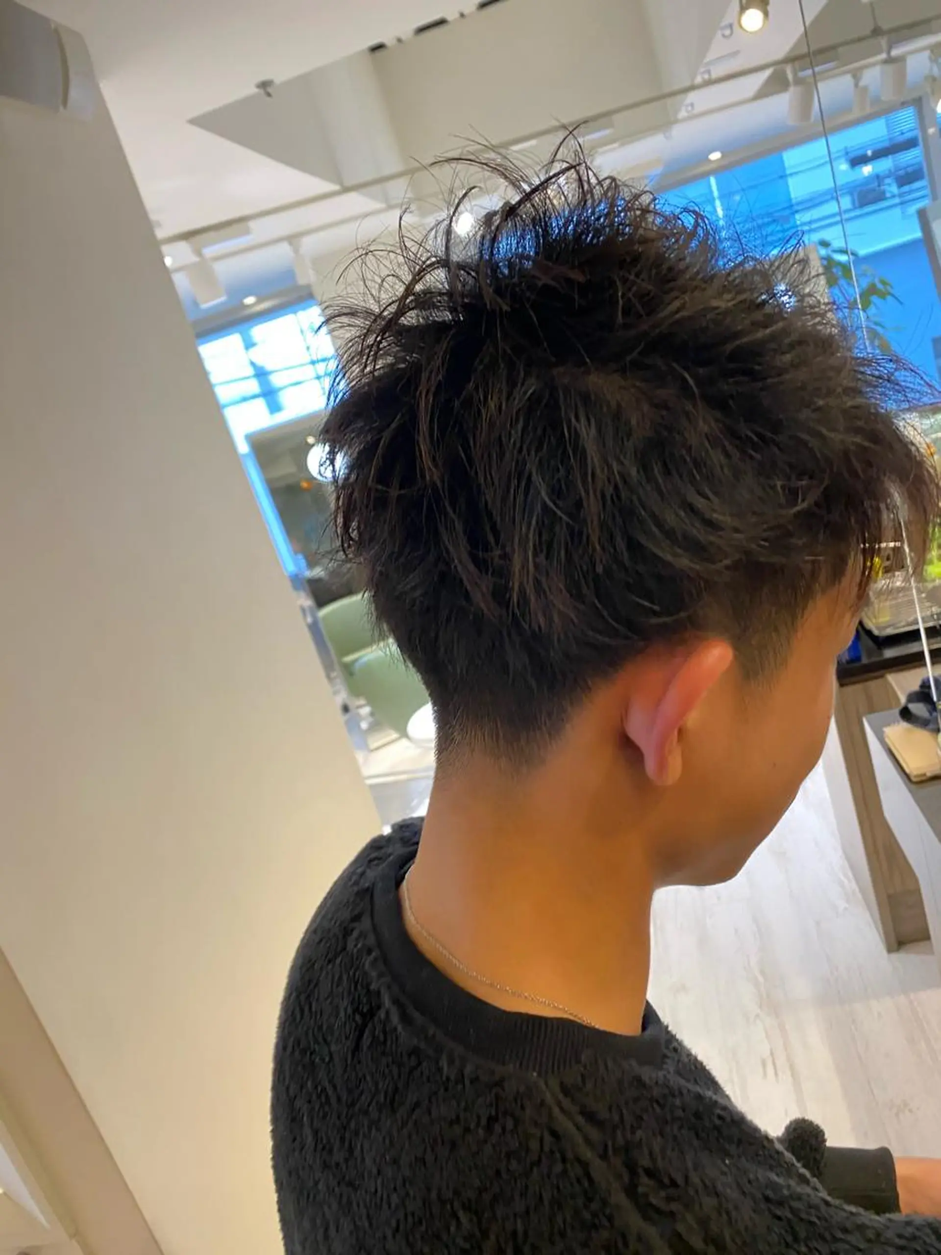 カラー メンズ ブラウンカラー 中尾 綺のヘアスタイル
