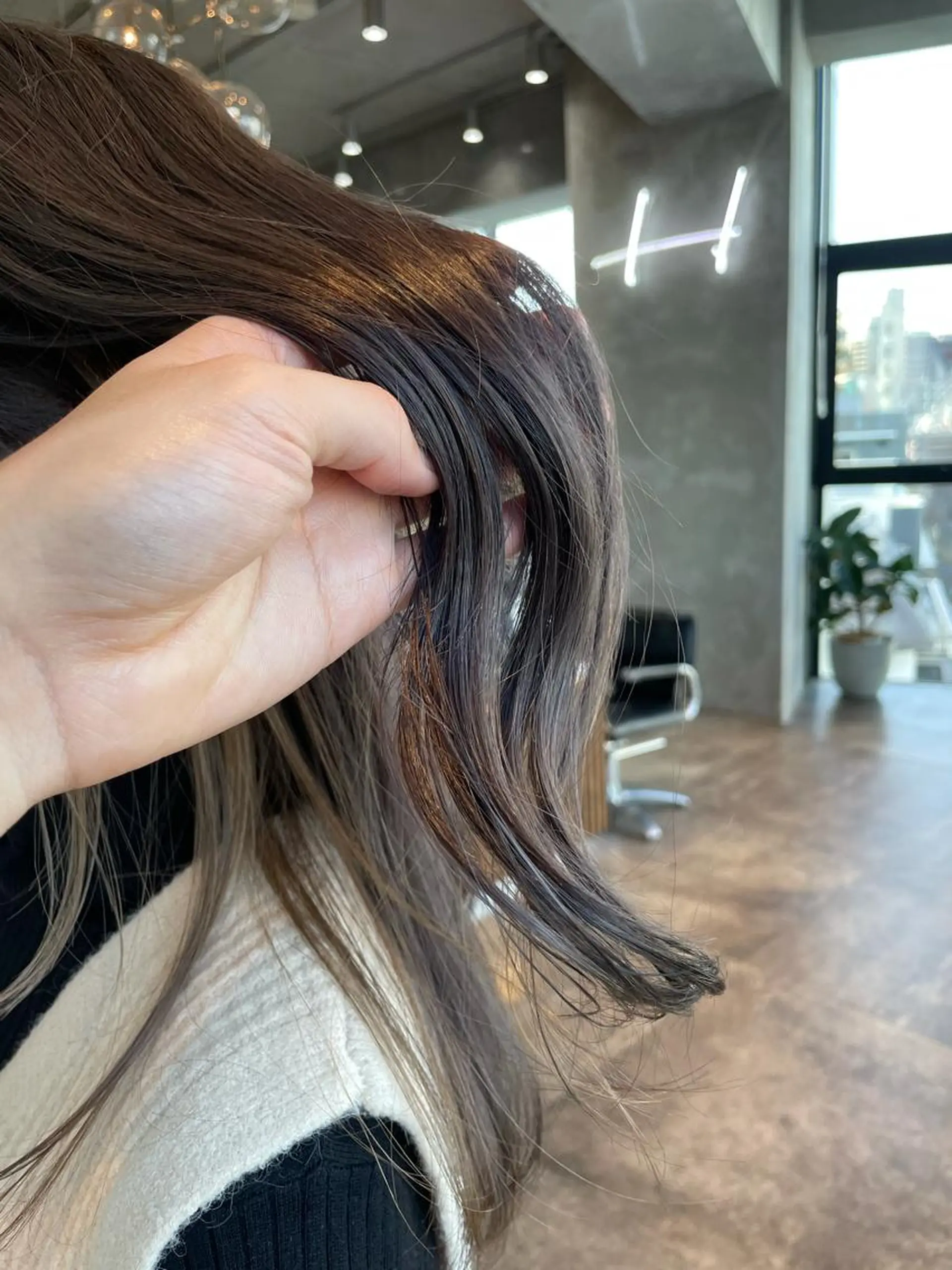 ミディアム 韓国ヘア 店長NEGIのヘアスタイル