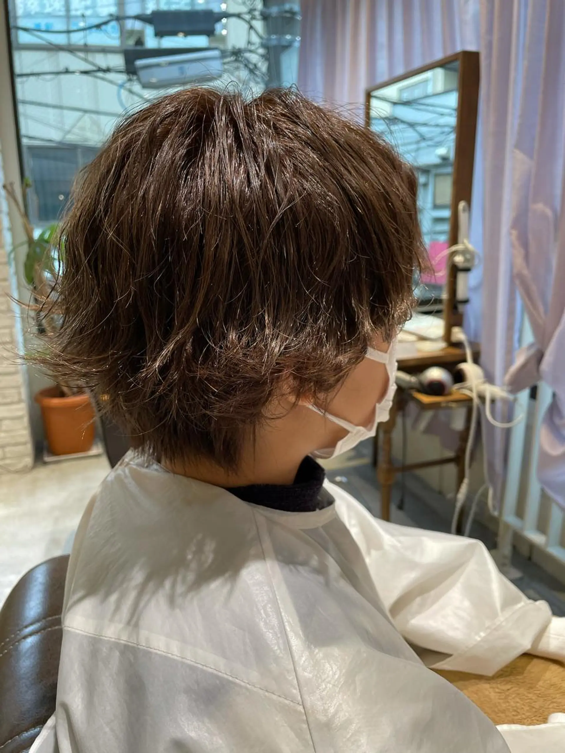 ショート カラー ヘアアレンジ 柳井 準平のヘアスタイル